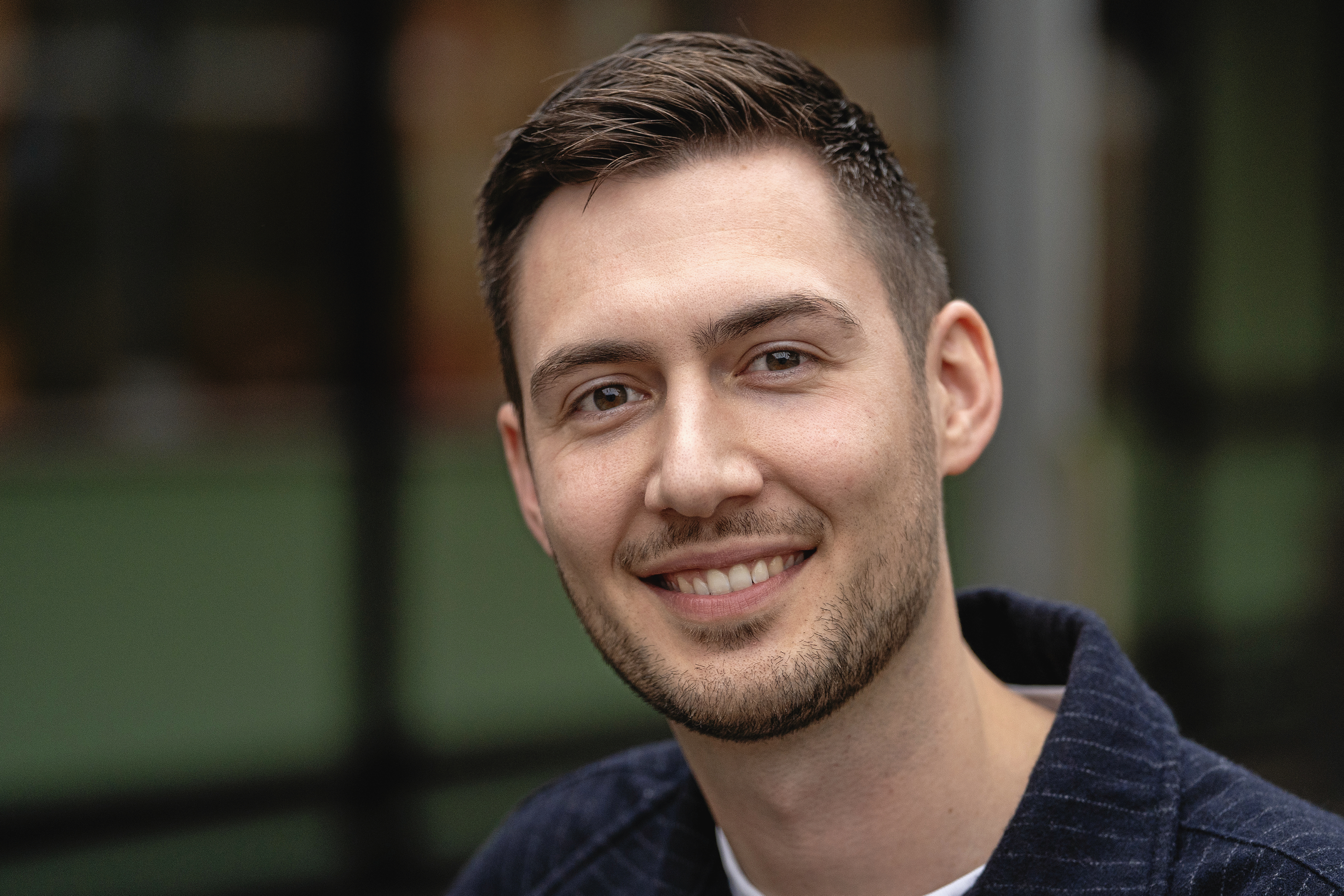 Christoffer Lorenzen (K) holder grundlovstalen.