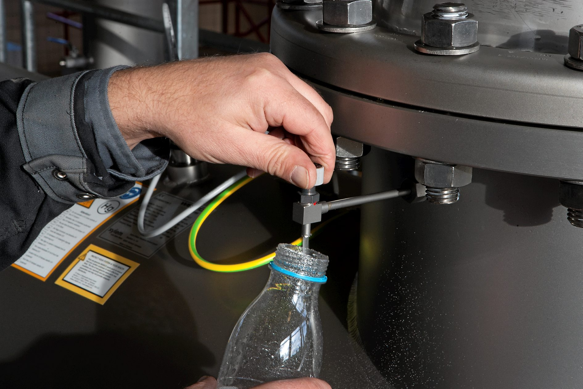 Der bliver dagligt udtaget vandprøver, der bliver analyseret så hurtigt som muligt, oplyser Fredensborg Forsyning.