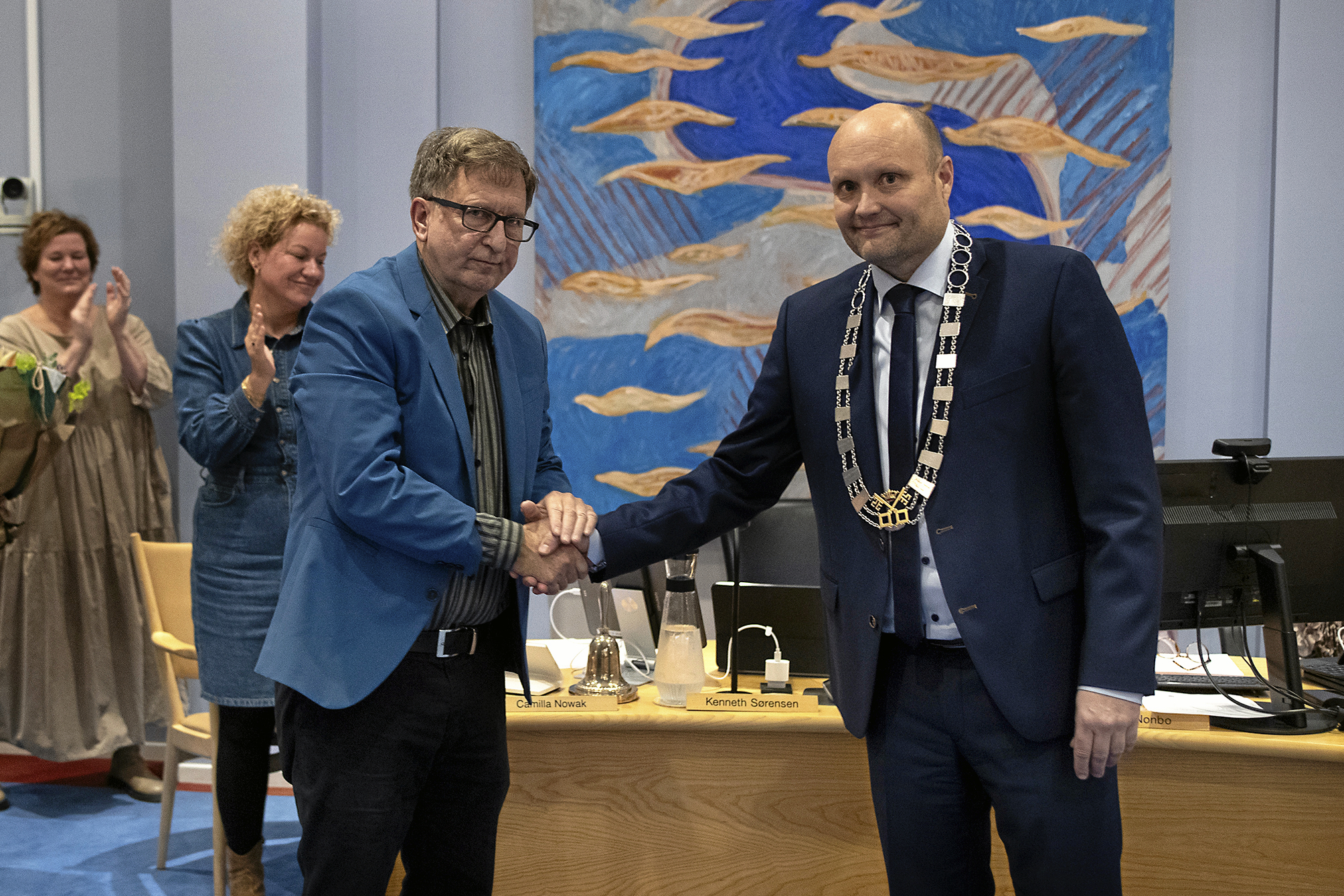 Venstres Kenneth Sørensen er officielt Næstveds kommende borgmester efter tirsdagens byrådsmøde. Foto: Kim Rasmussen