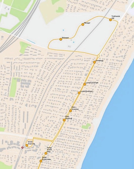 Ny linjeføring af bus 121. - Solrød Kommune Ny linjeføring af bus 121.