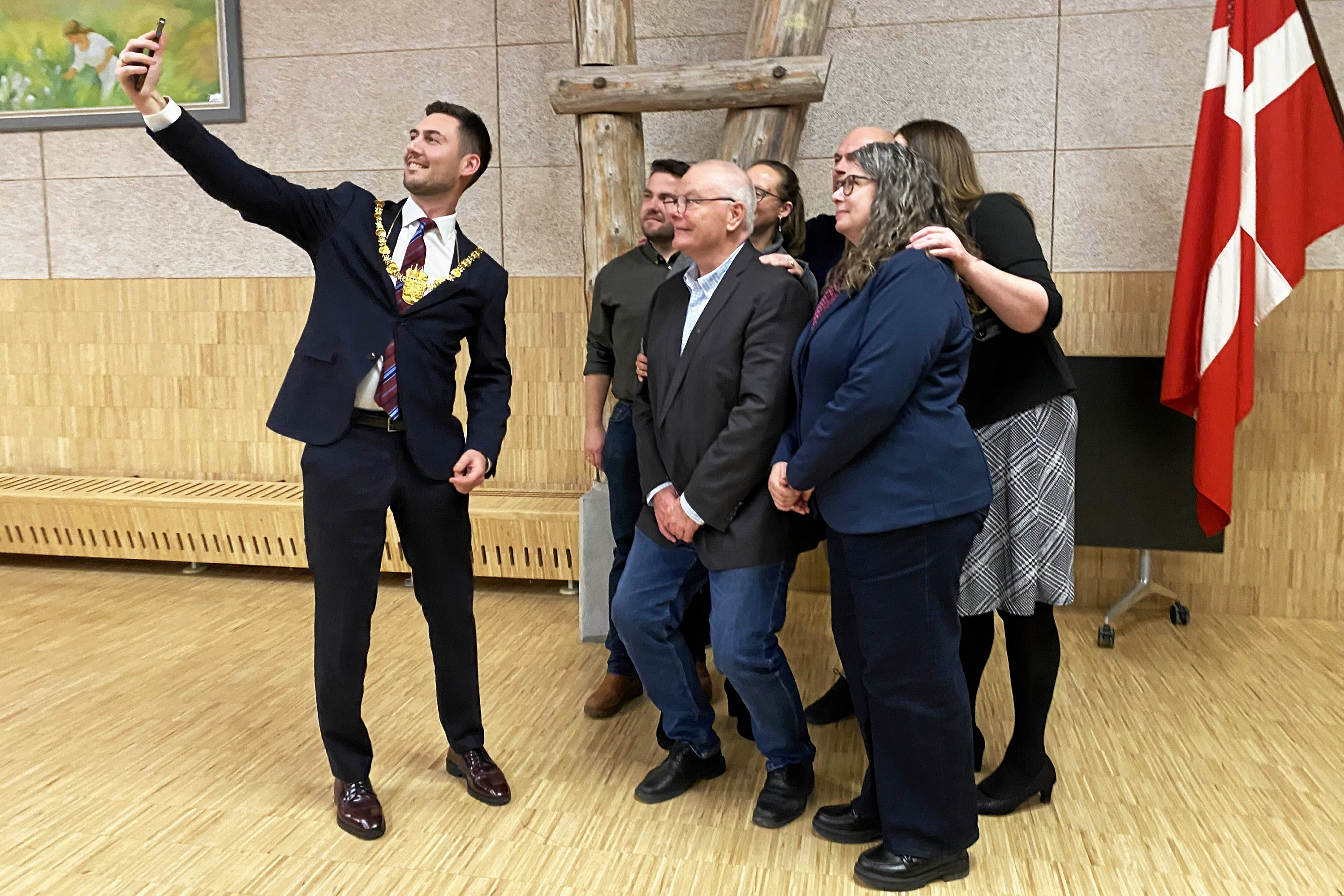 Christoffer Lorenzen og konservatives byrådsgruppe.