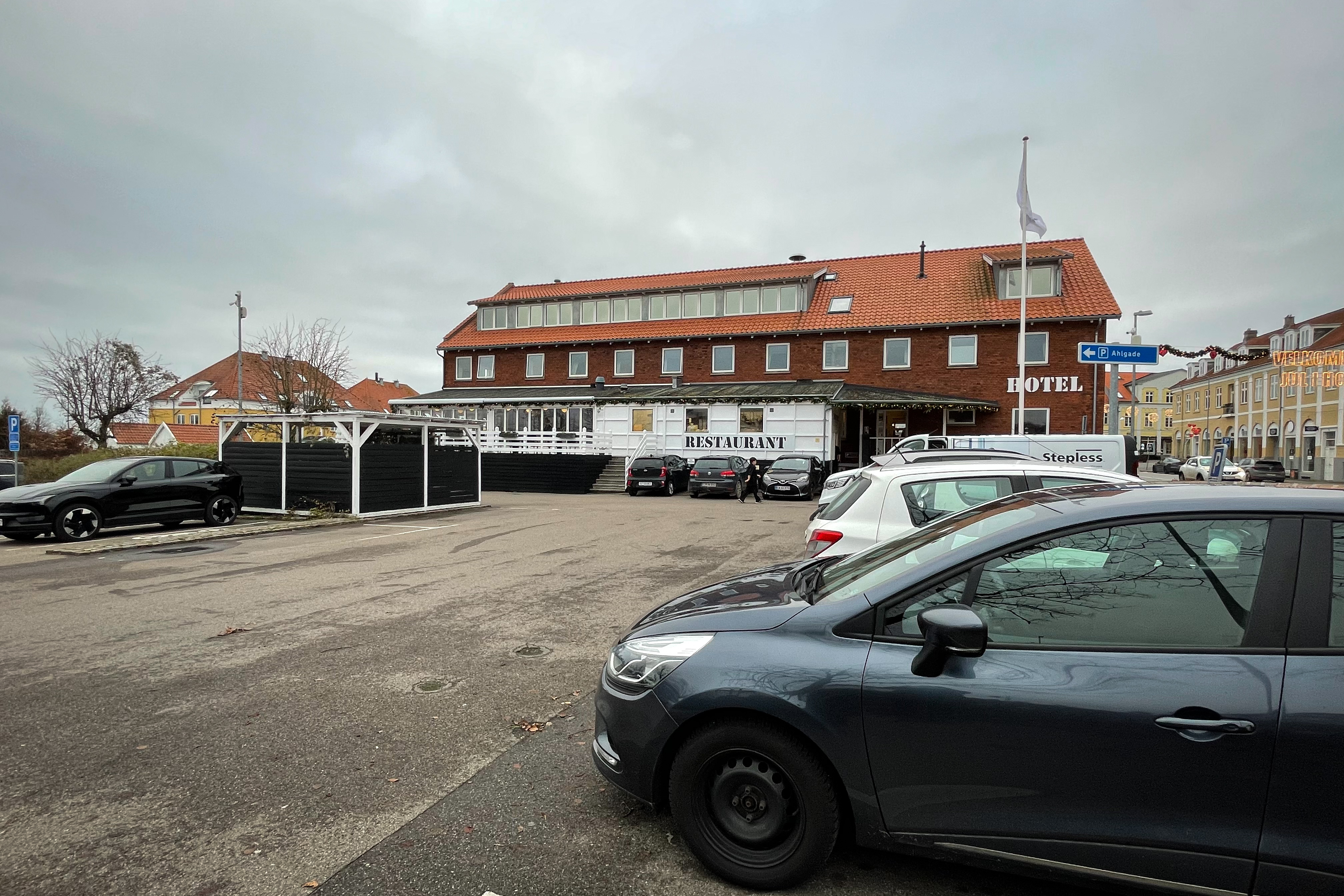 Sidesporet ønskede at købe parkeringspladsen på Havnevej 2. Men det har de fået nej til.