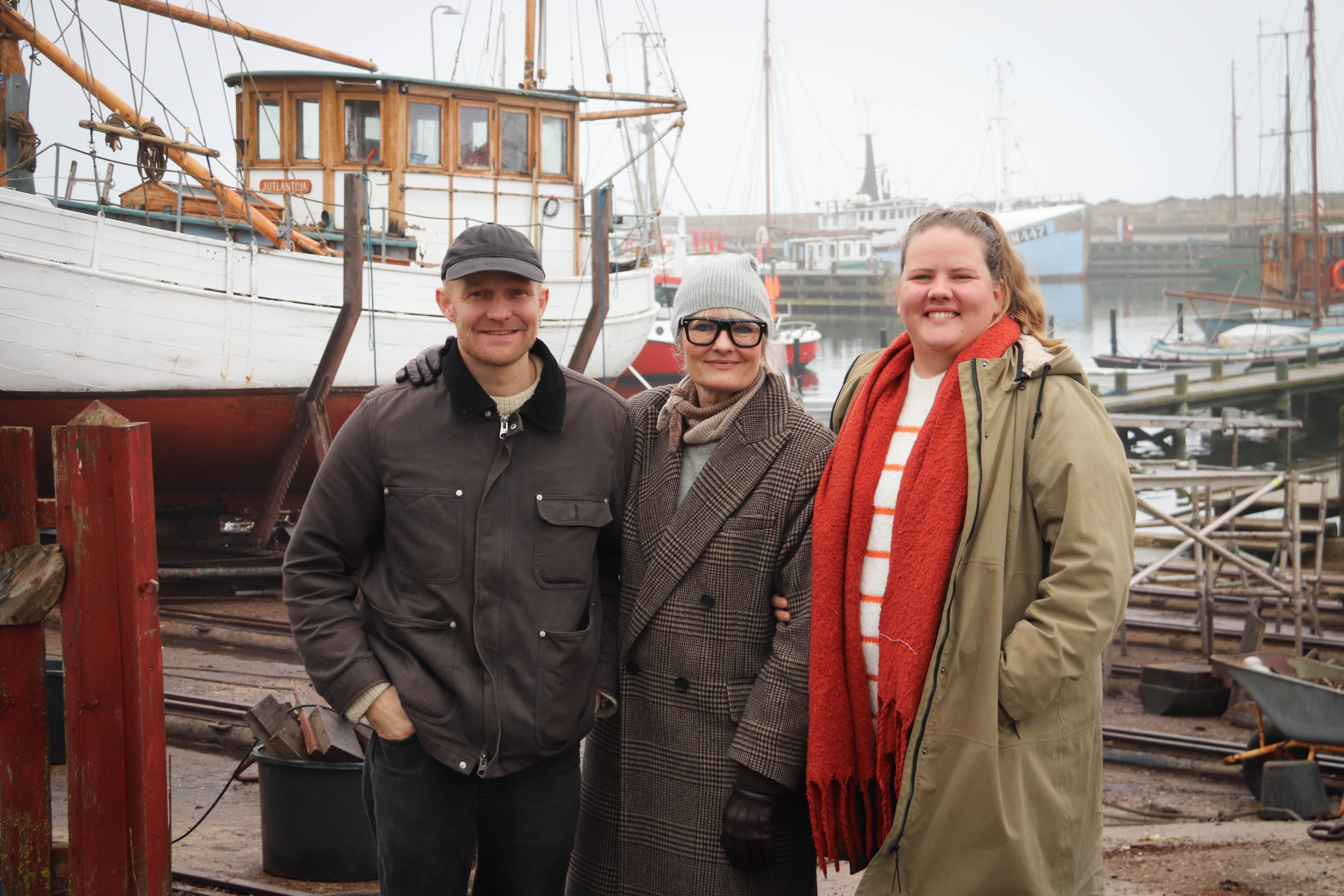 Max Parknäs, Mette Riis Schmidt og Kathrine Levald er med i tovholdergruppen, der skal sikre udvikling i Havnebyen.