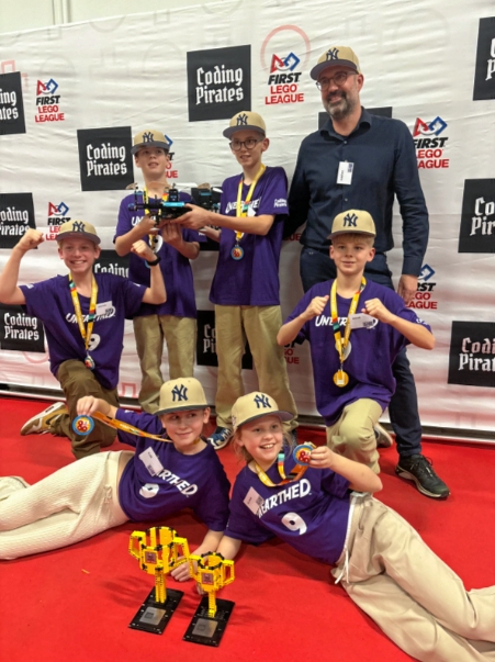 Det vindende hold FC LEGO Masters fra 6.a på Rungsted Skole er Elise, Ellinor, Felix, Frederik, Kristian, Oscar og Camille. - Presse Det vindende hold FC LEGO Masters fra 6.a på Rungsted Skole er Elise, Ellinor, Felix, Frederik, Kristian, Oscar og Camille.