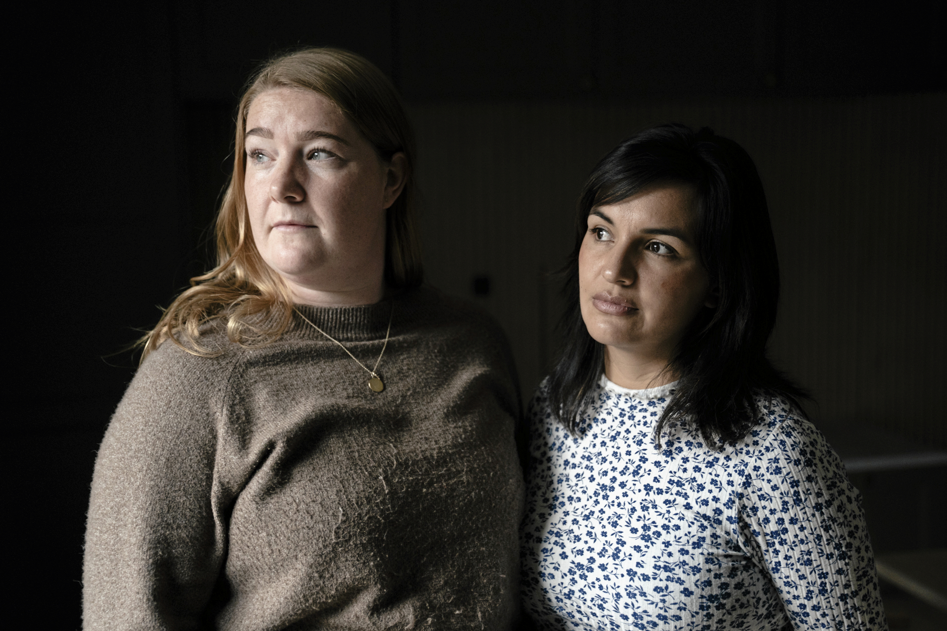 Ann Kristensen (t.v.) og Sofia Luisa Maria Christiansens har en dreng hver i børnehavealderen. For børnene har det haft store konsekvenser, at der ikke har været uddannet personale i deres børnehave i det sidste lange stykke tid.