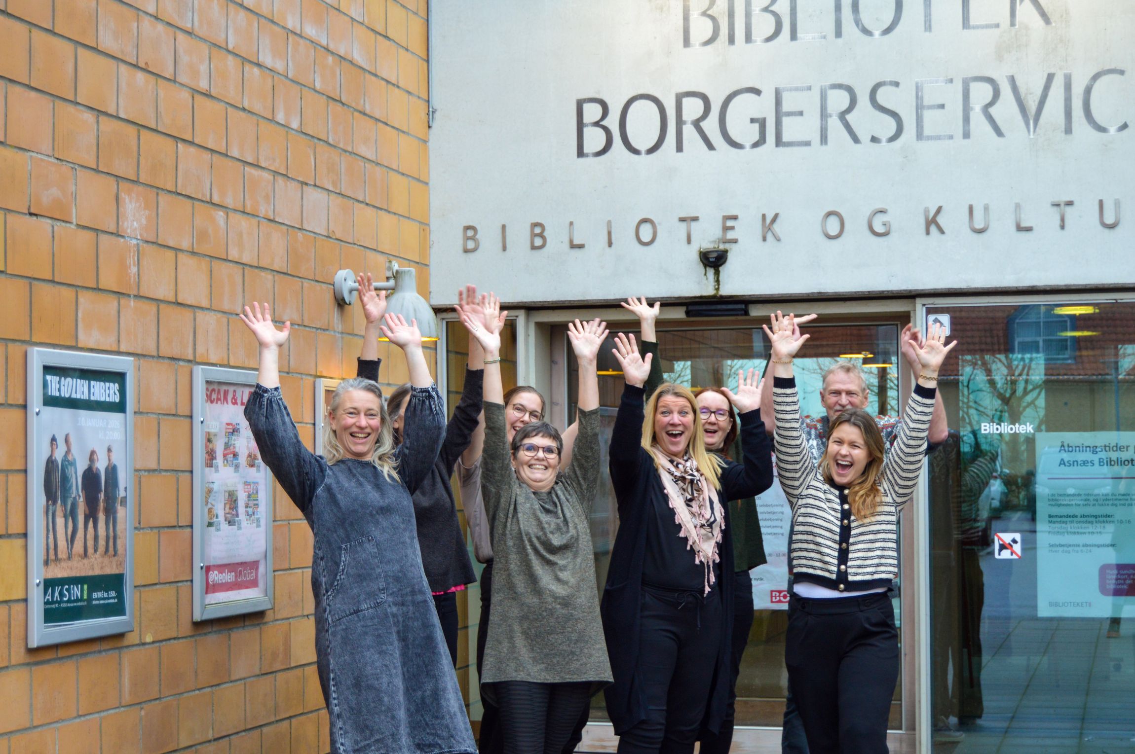 Personalet jubler over det nye børnebibliotek, som forventes at stå færdigt ved udgangen af 2026.