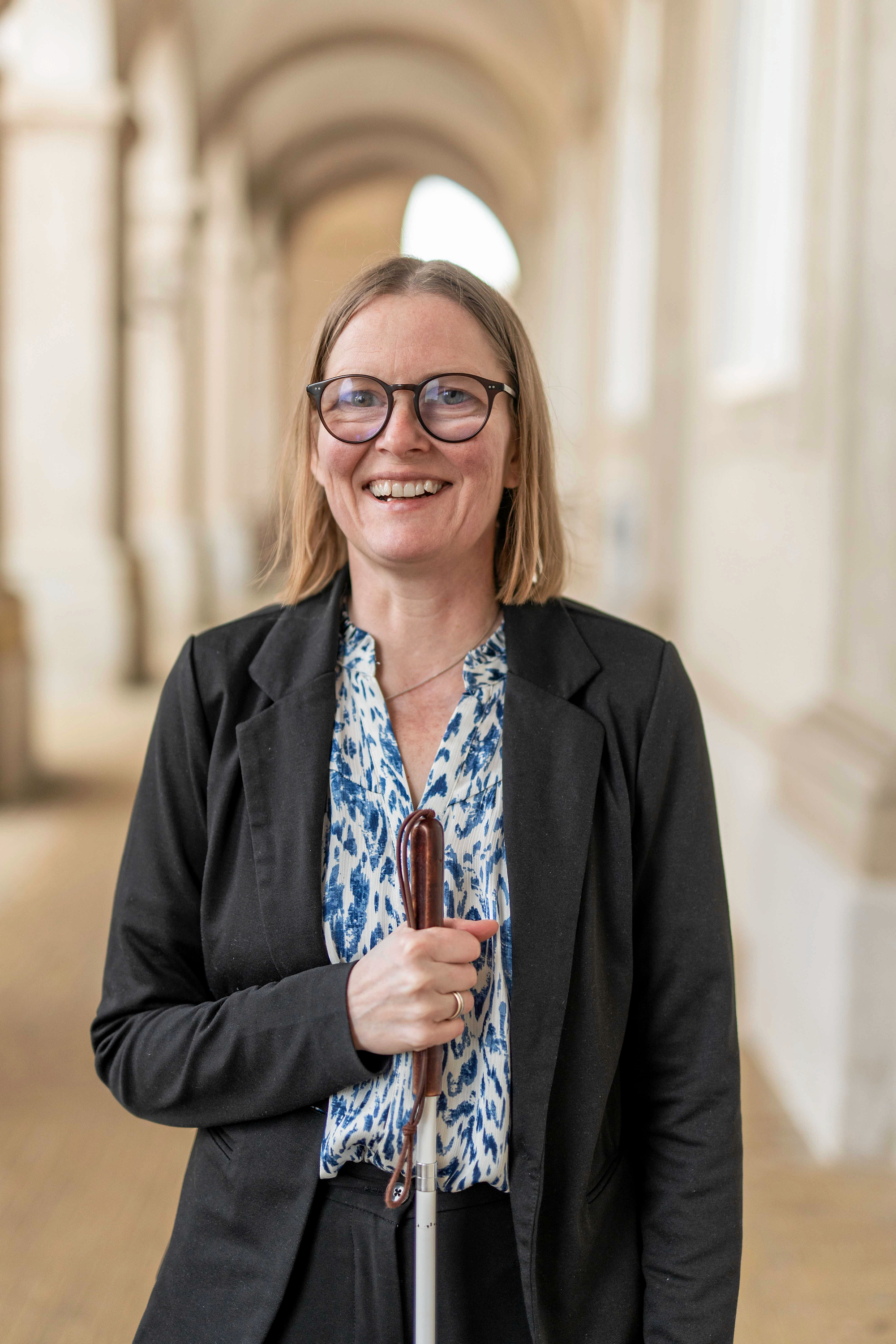 Diana Stentoft er formand for Dansk Blindesamfund.