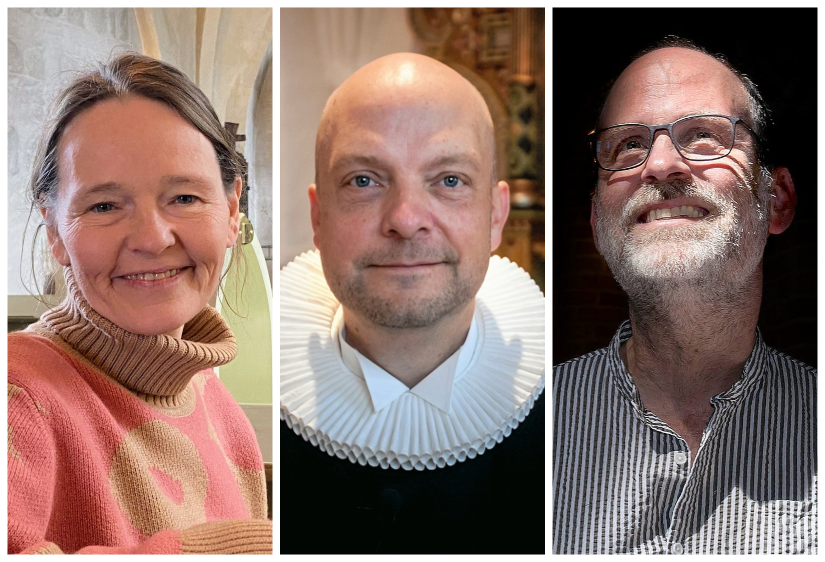 Eva Smedegaard Eland, Peter Borring Sørensen og Otto Lundgaard vil alle kredse om et særligt budskab i år.