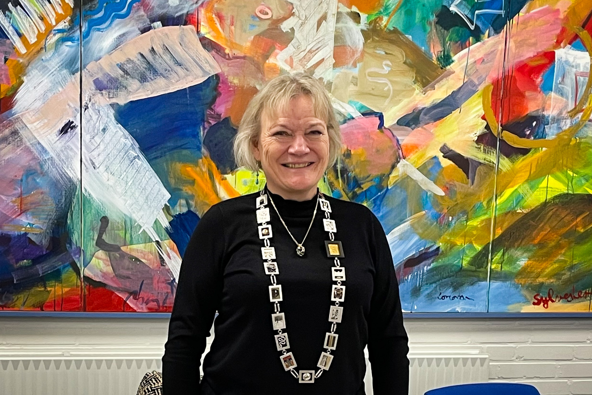Hanne Pigonskas første reelle arbejdsdag som borgmester bruges i selskab med Kongeparret på Amalienborg.