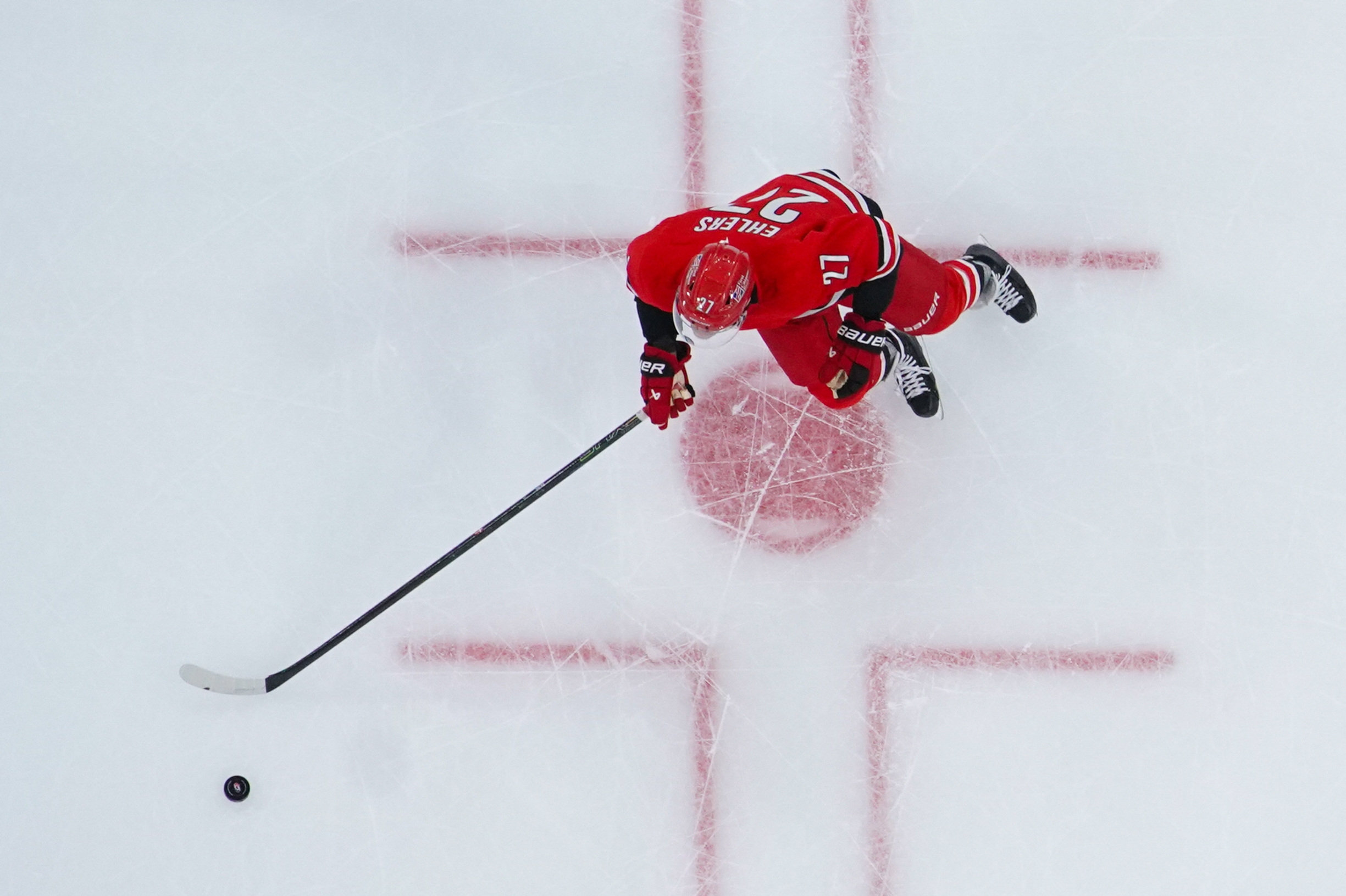 Danske Nikolaj Ehlers kom til Carolina Hurricanes i denne sæson. (Arkivfoto).