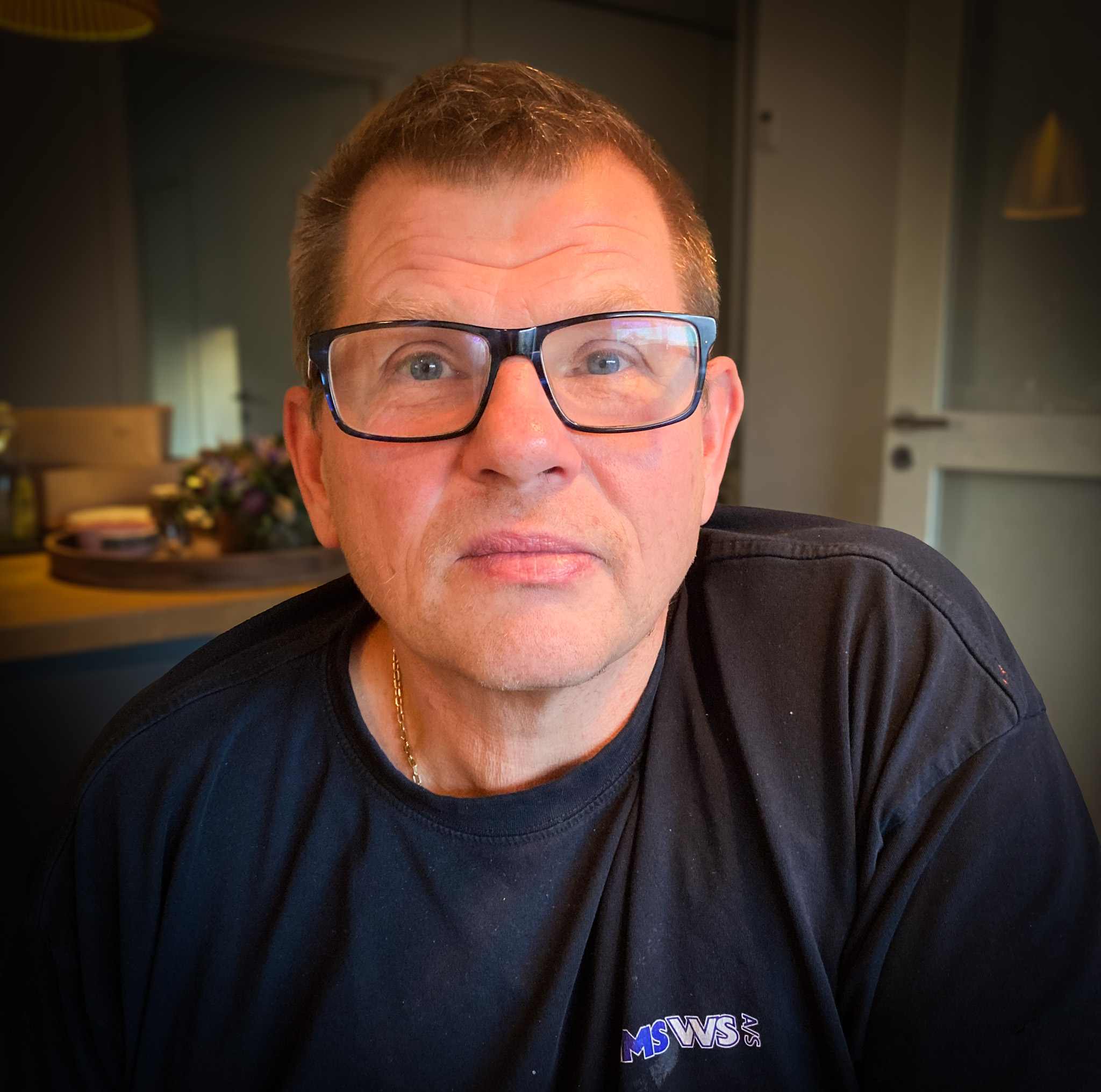 Søren Graversen er glad vinterbader i Ringsted Søsportsforening.