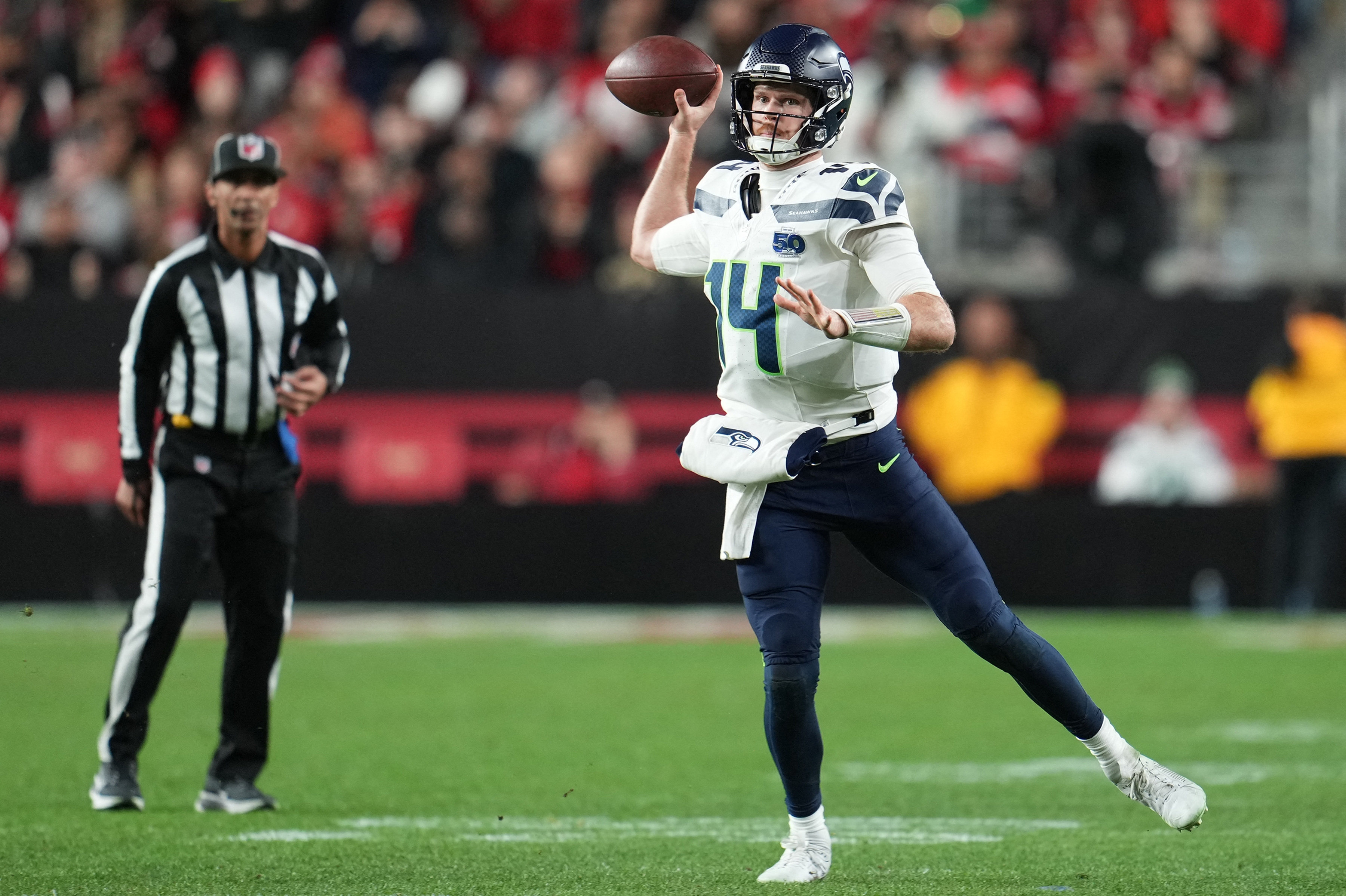 Quarterback Sam Darnold behøvede kun at føre Seahawks' angreb frem til et enkelt touchdown og to field goals mod San Francisco 49ers. Så klarede forsvaret resten.
