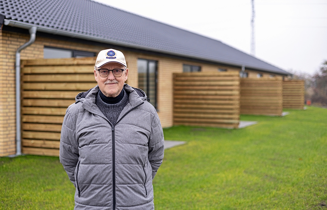 Vi talte med kommunen, der var enig i, at det var en god idé at bygge flere almene boliger, siger Preben Senniksen. - Gudmand Vi talte med kommunen, der var enig i, at det var en god idé at bygge flere almene boliger, siger Preben Senniksen.
