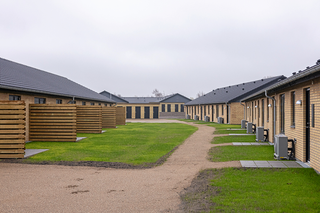 Byggeriet i Højby er for alvor begyndt at tage form.