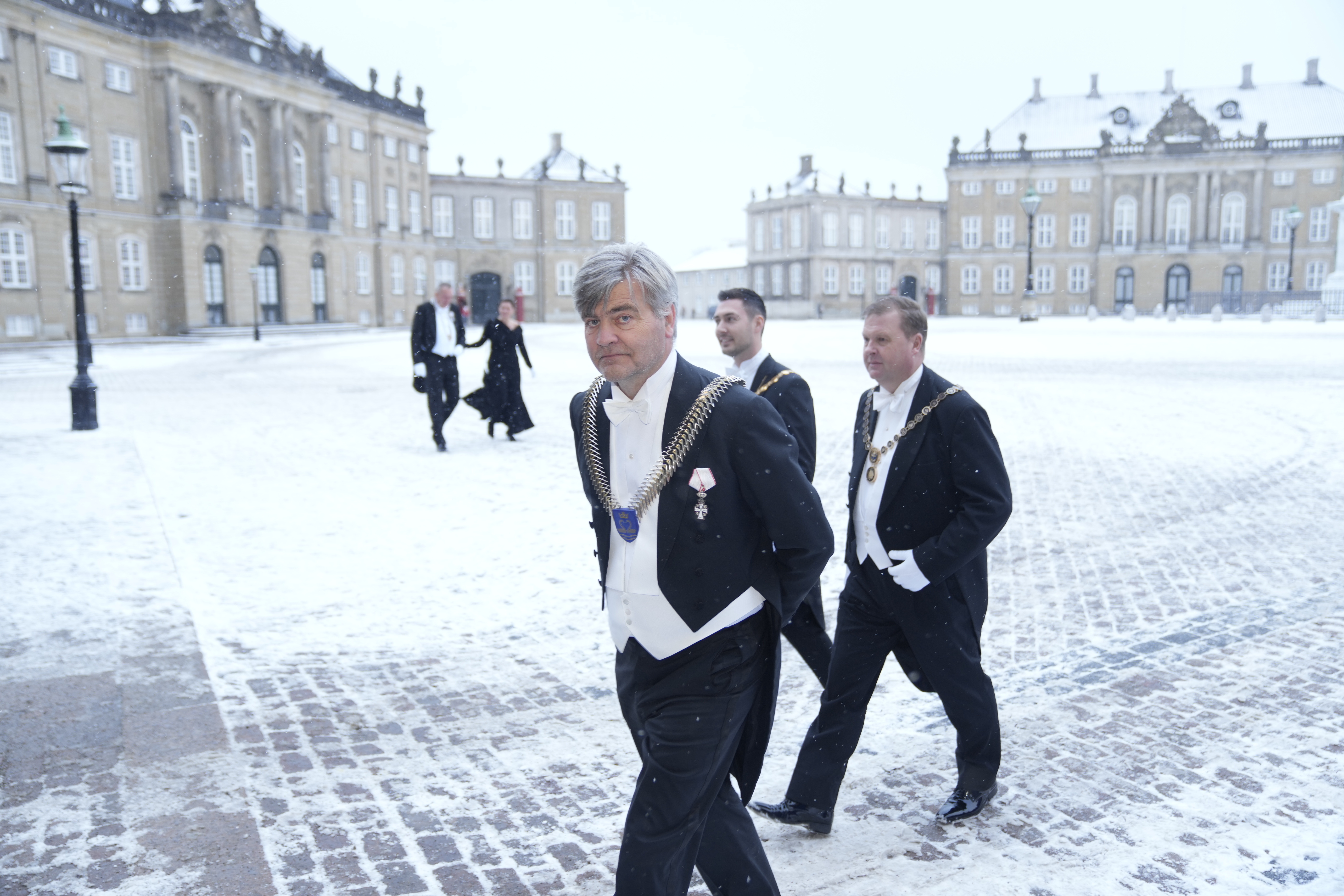 Bogermester i Fredensborg kommune, Thomas Lykke Pedersen, Ankommer da Kongeparret afholdte nytårskur for borgmestre og regionsrådsformænd i Christian VIII's Palæ, Amalienborg i København, mandag den 5. januar 2026.. (Foto: Sebastian Elias Uth/Ritzau Scanpix)