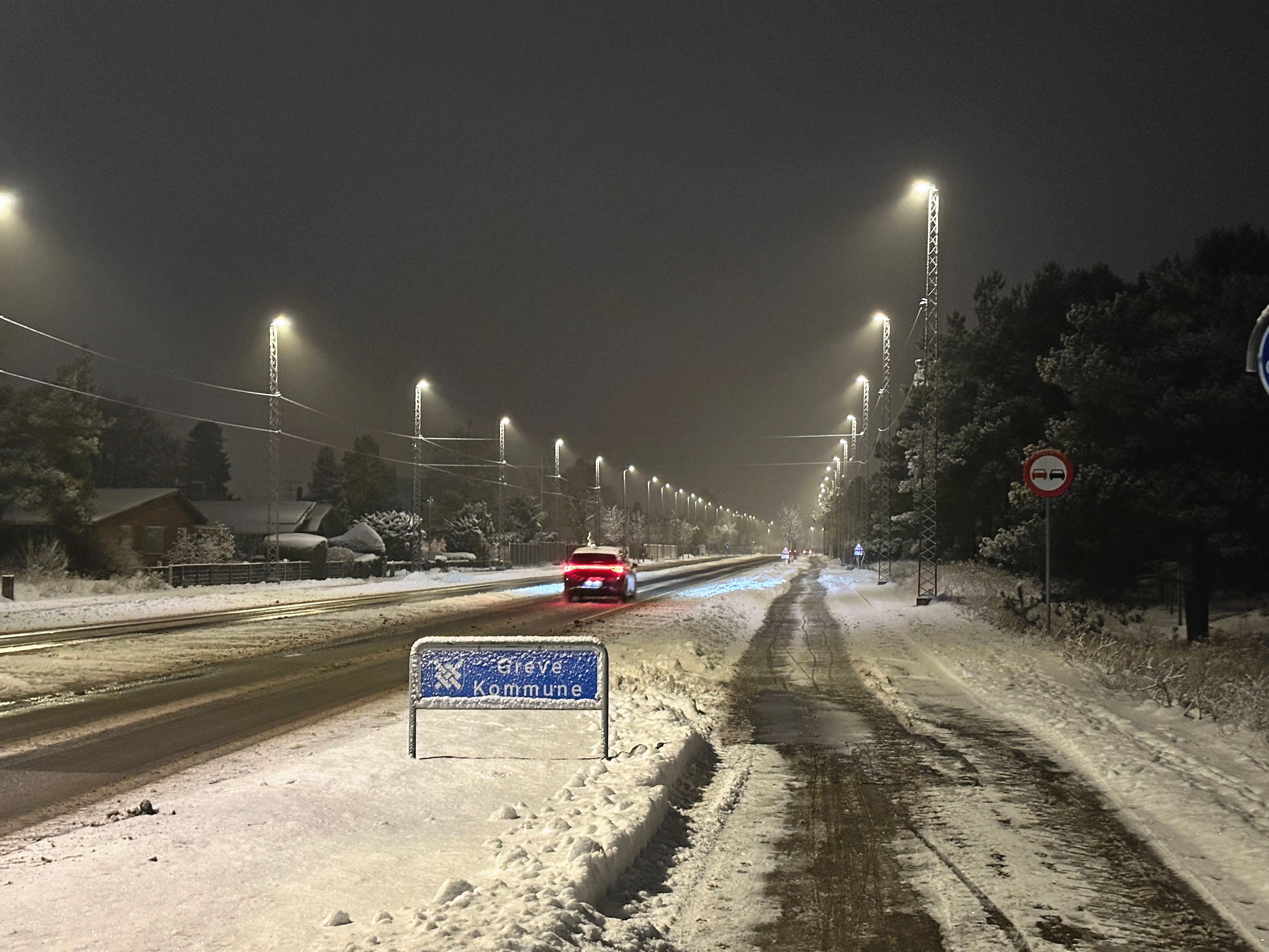 Kommunegrænsen mod Solrød 5. januar. - Greve Kommune Kommunegrænsen mod Solrød 5. januar.