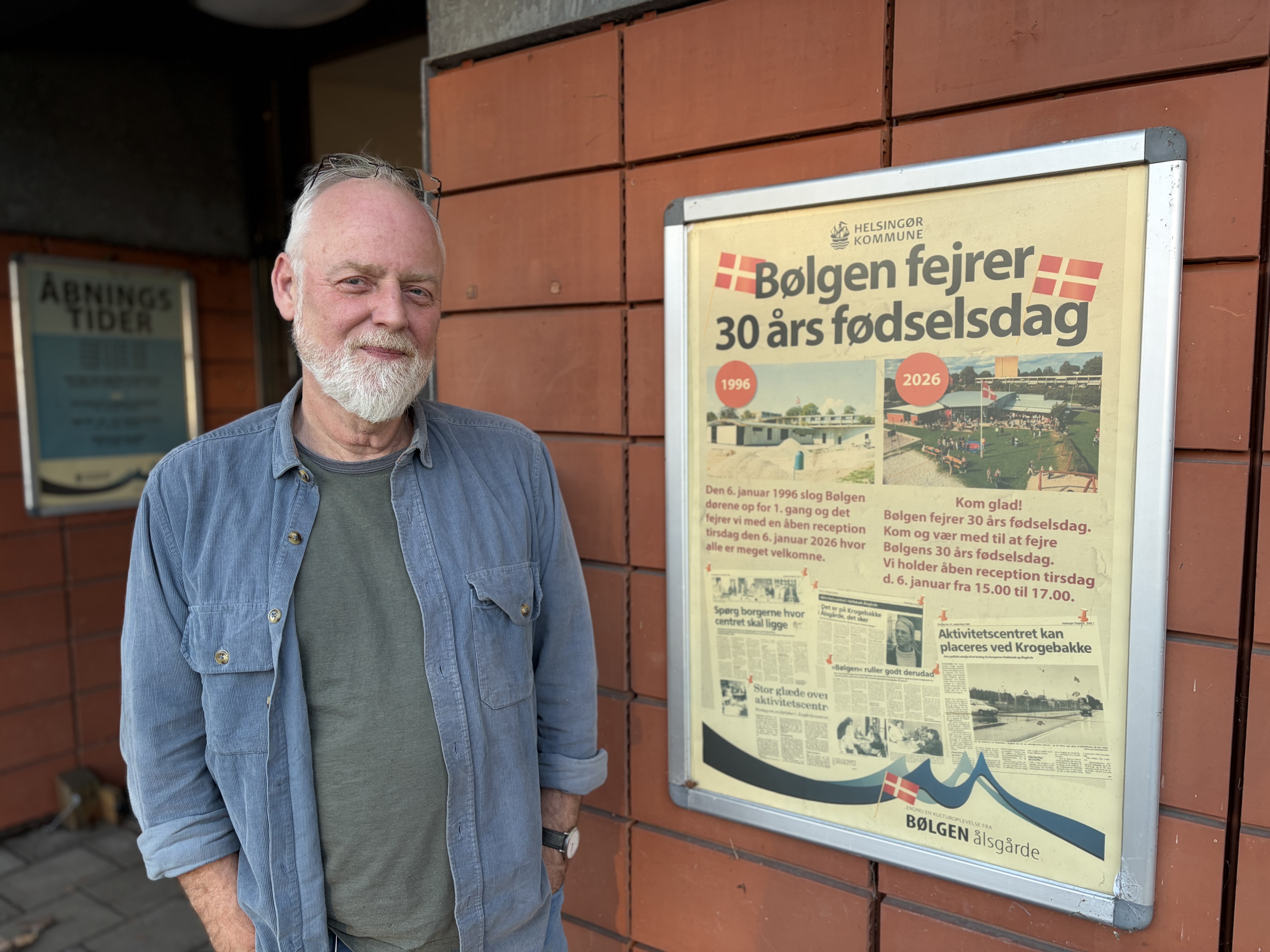 Bølgens leder, Udita Budde, kender huset indgående. Han bor selv i Ålsgårde og var med ved åbningen i 1996, hvor han spillede i et af de bands, der underholdt ved åbningsfesten.