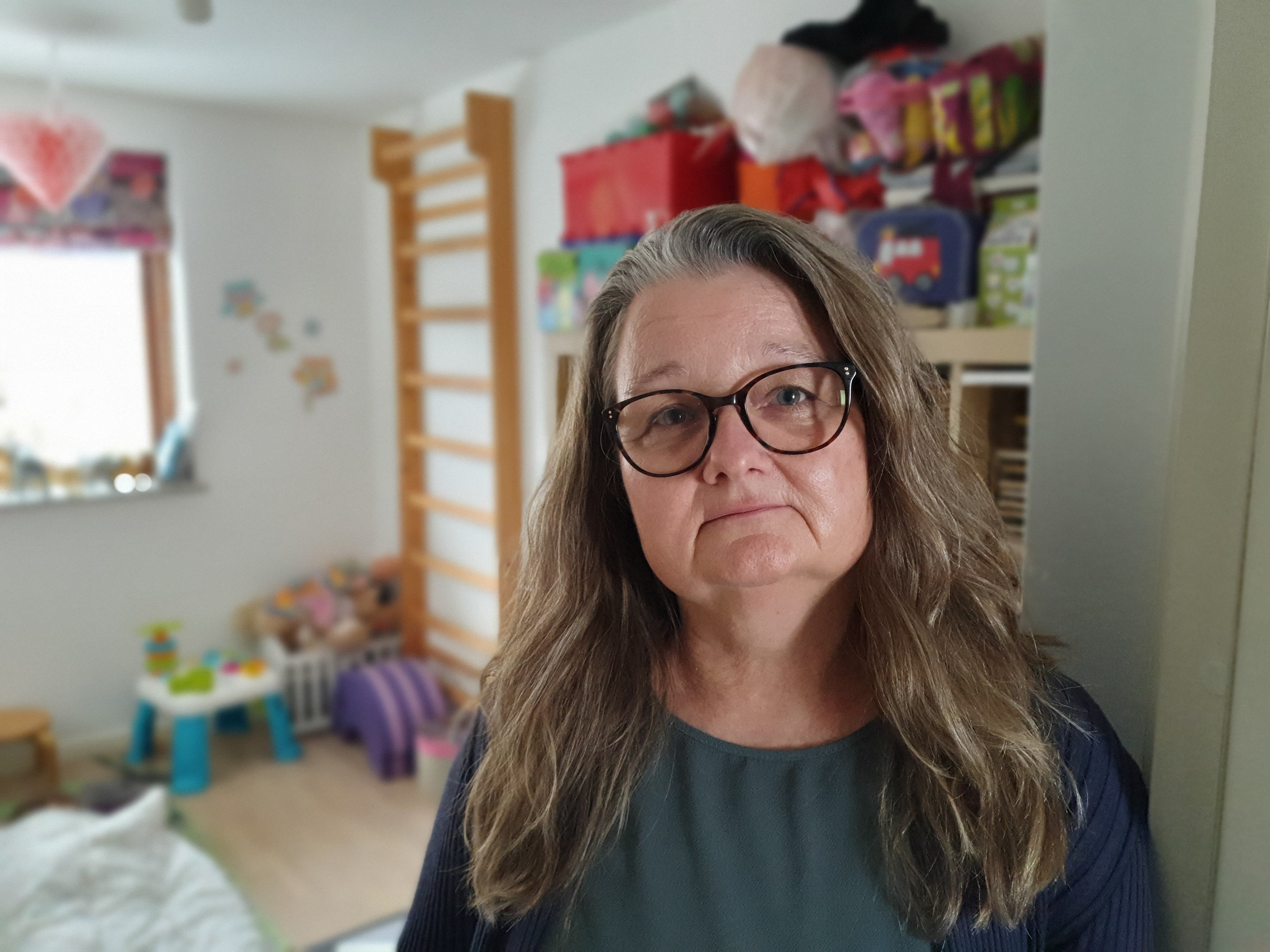 Jane Hummelshøj Randmose er rigtig glad for legestuen og ville være ked af det og skuffet over at miste den.