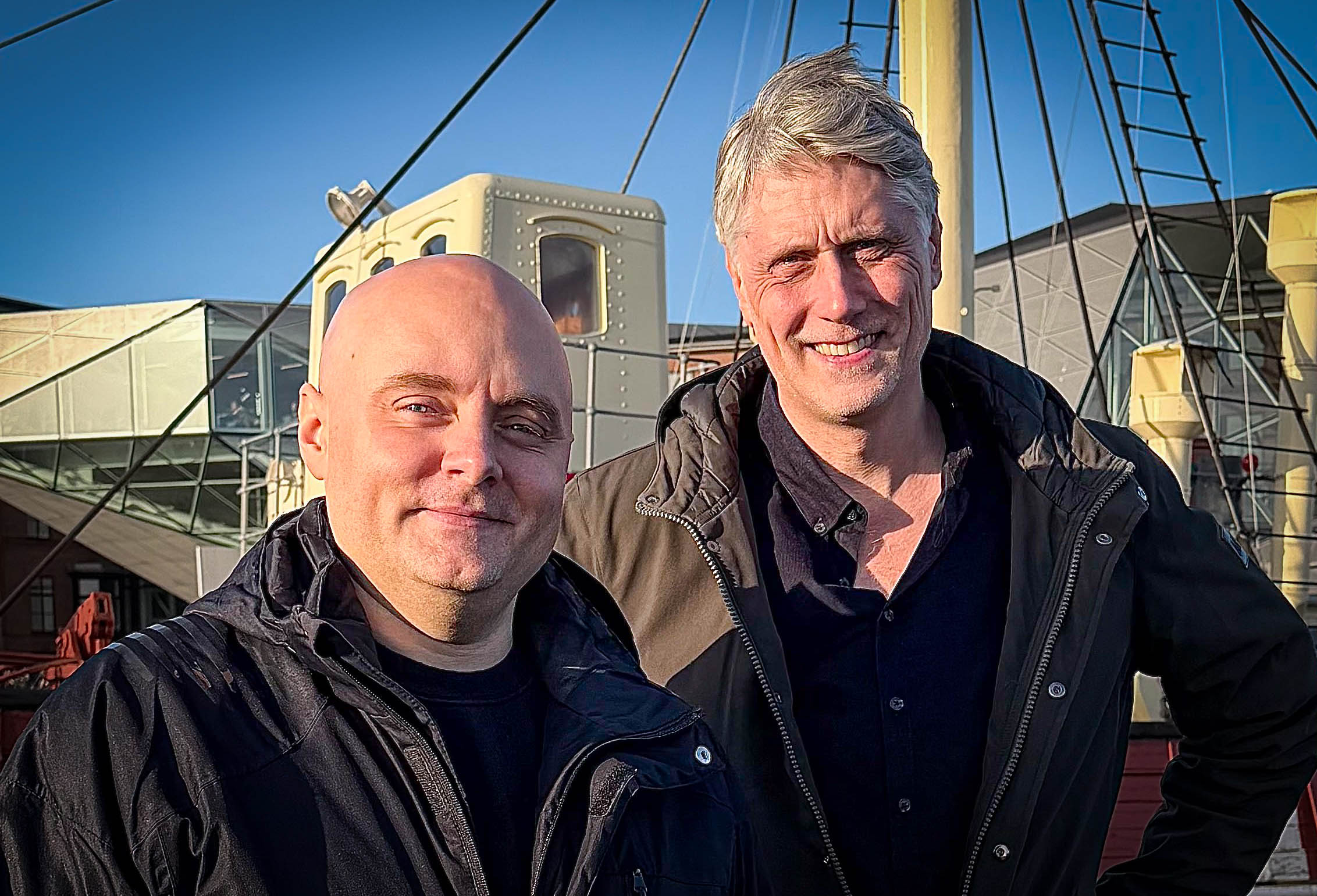 Silas Drejer sammen med Thomas Horn fra Socialdemokratiet i Helsingør.
