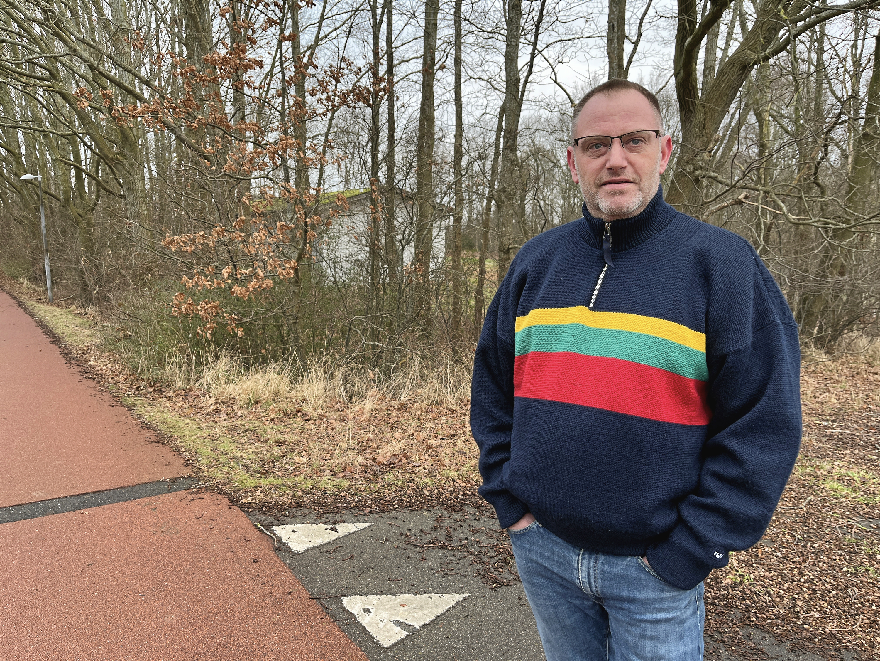 Martin Laurberg Nielsen fra Årby er lykkelig, hvis håndværkercampen ikke bliver til noget. På torsdag skal der tages politisk stilling til projektet.