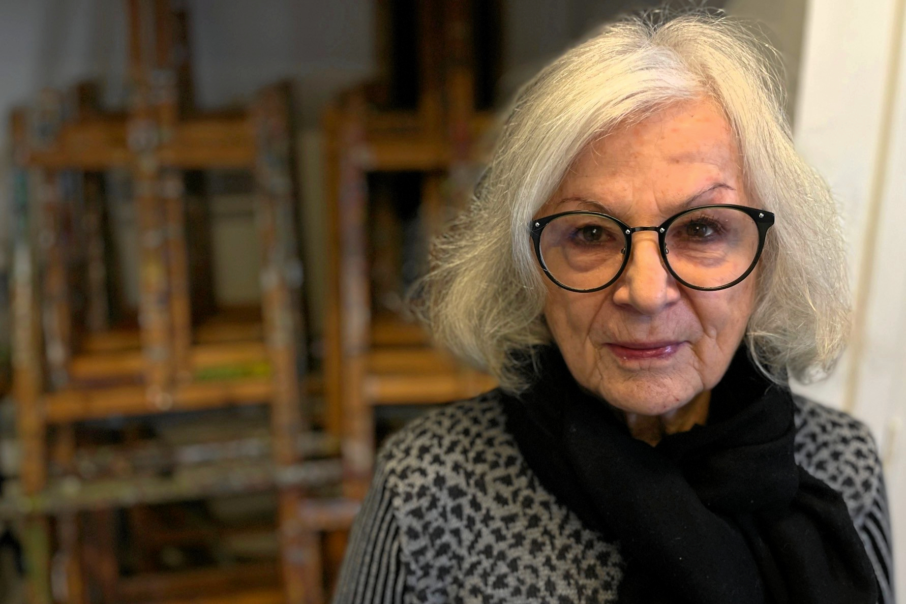 Maria Nicolaisen har et imponerende kunst-cv, som hun i mange år har sat i spil i Ringsted.
