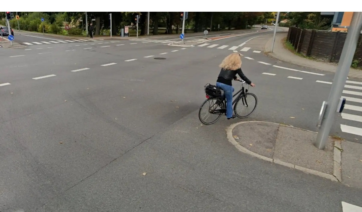 Cyklister og andre svage trafikanter er udsatte i dette kryds.