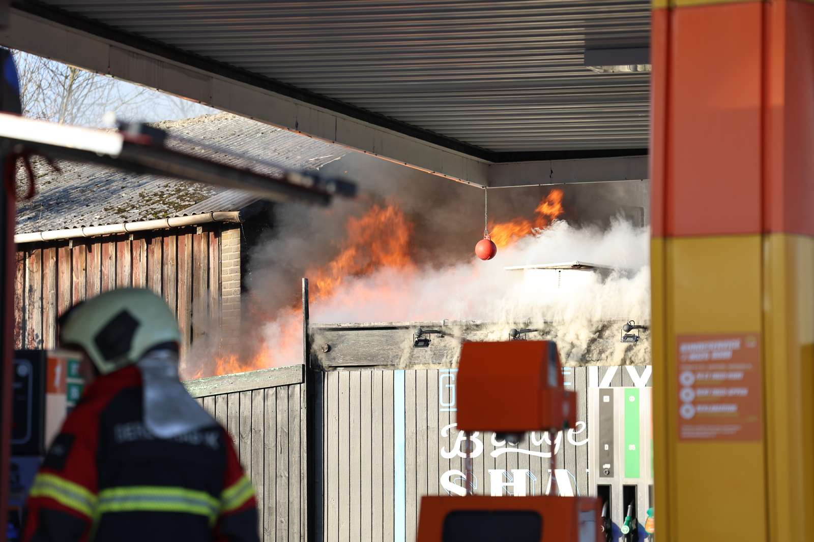 Brand i Albertslund (Boys shawarma og kylling)