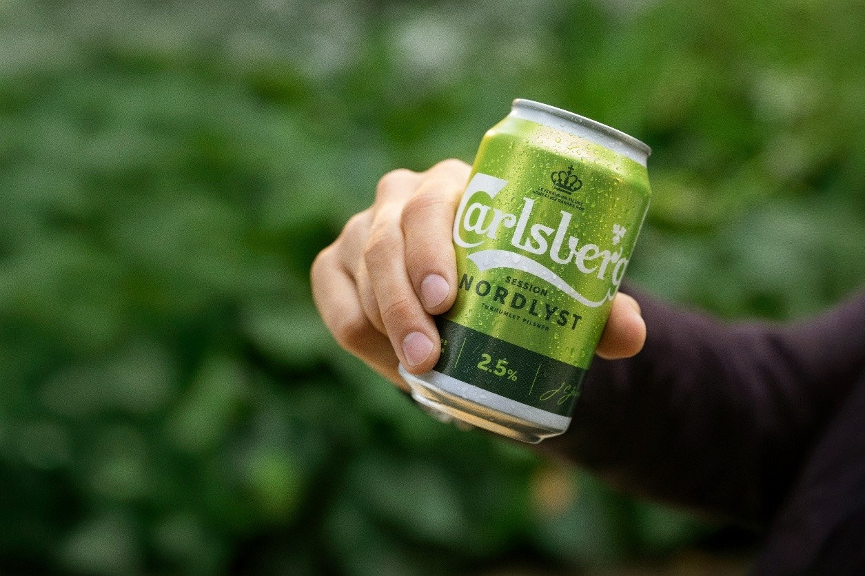 Carlsberg lancerer en ny øl med navnet Carlsberg Nordlyst, der indeholder 2,5 procent alkohol. (PR-foto)