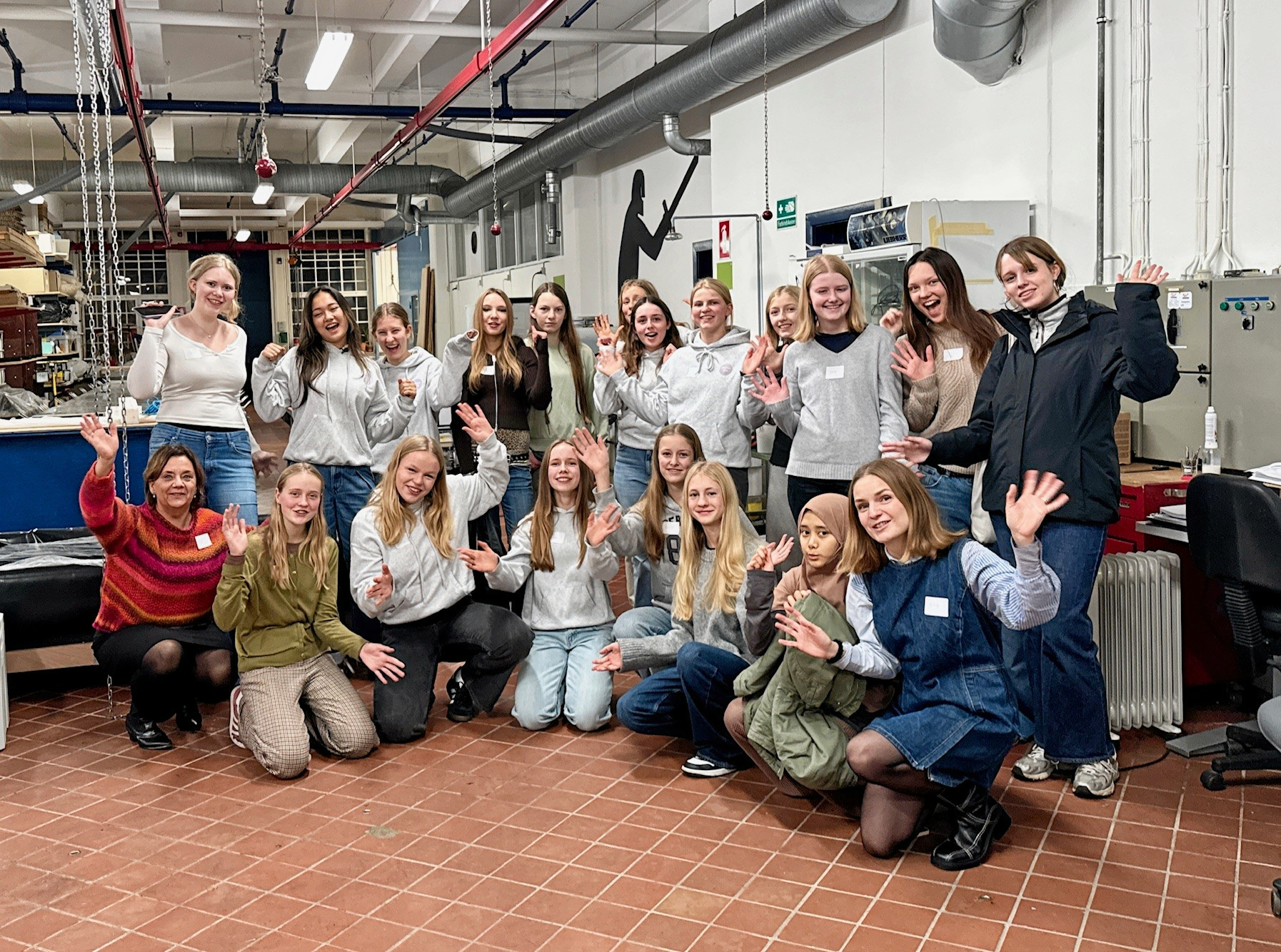 Science Girls-klubben har allerede gode erfaringer fra Lyngby, hvor billedet er fra en tur til Nationalmuseet. Nu åbner klubben også i Frederikssund.
