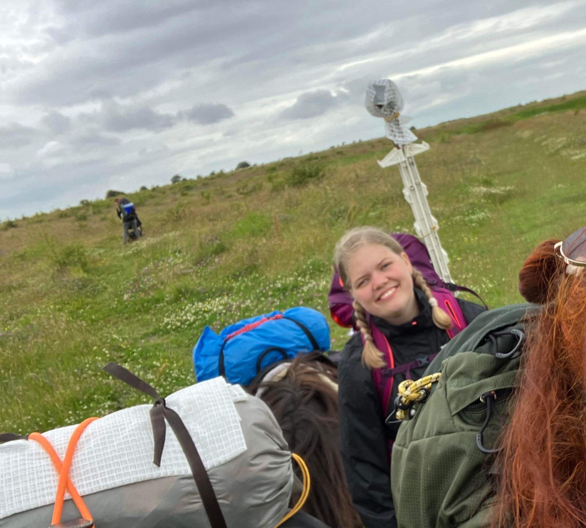 Bianca elskede at være i naturen. - Privat Bianca elskede at være i naturen.