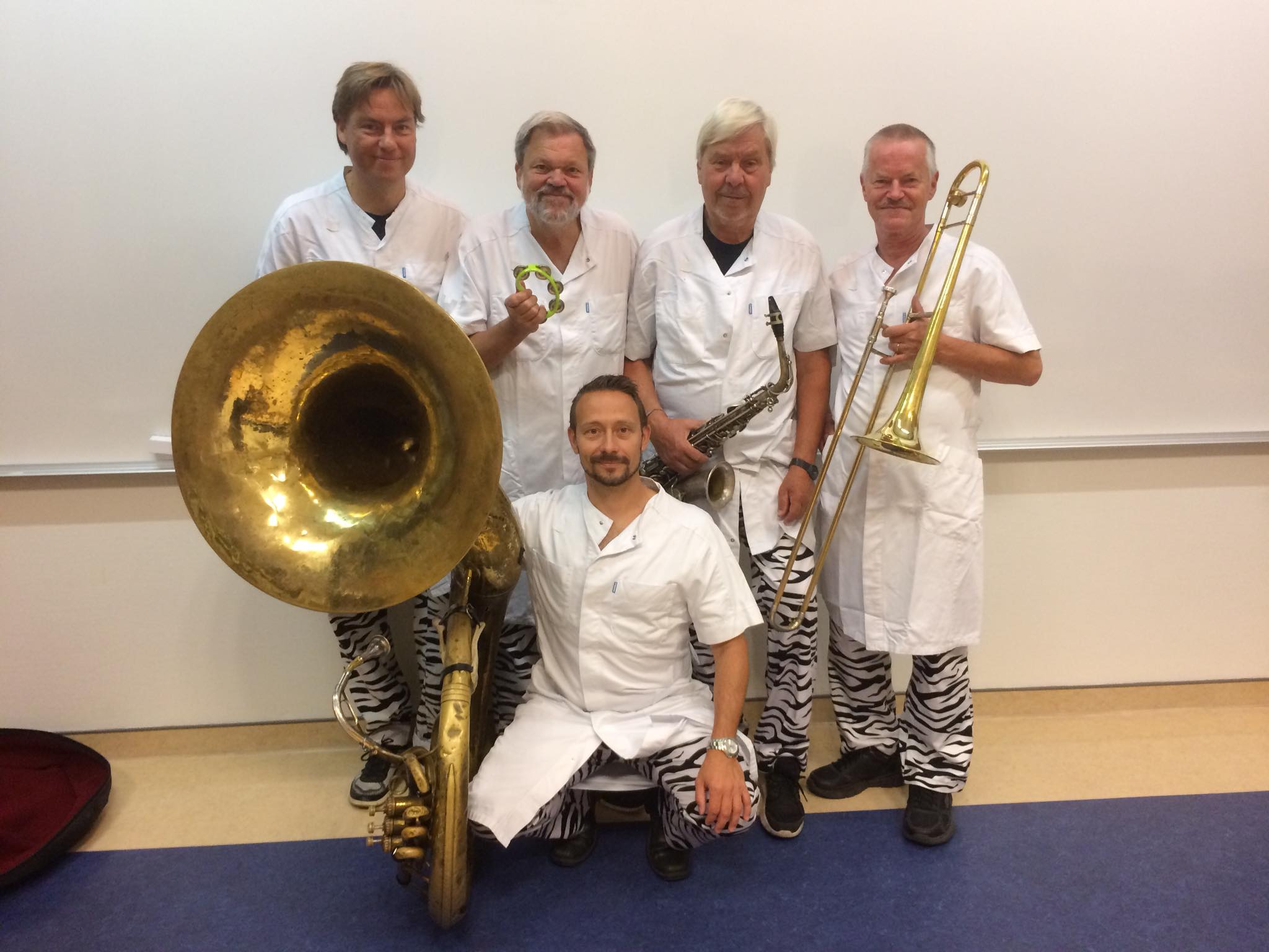 Bandet Zebrass giver koncert på Gimle 14. februar.