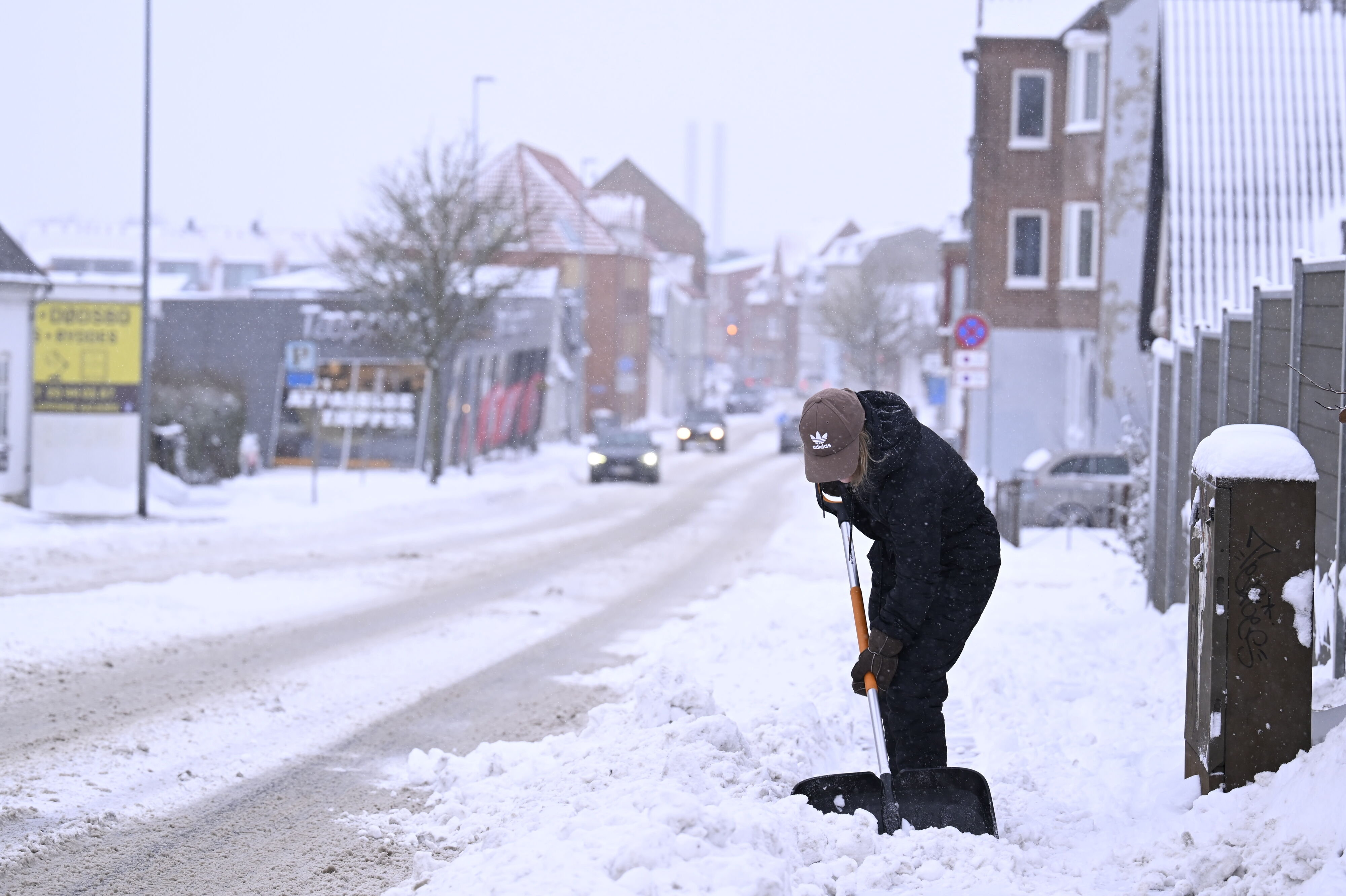 I Aalborg er der varsling om snestorm. Varslet gælder fra tidligt fredag morgen og ind til klokken 21.