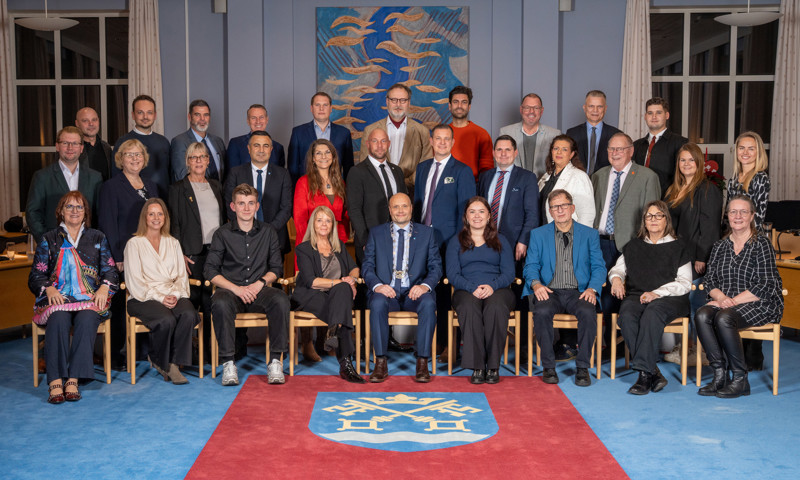 Byrådet til konstitueringen i december.