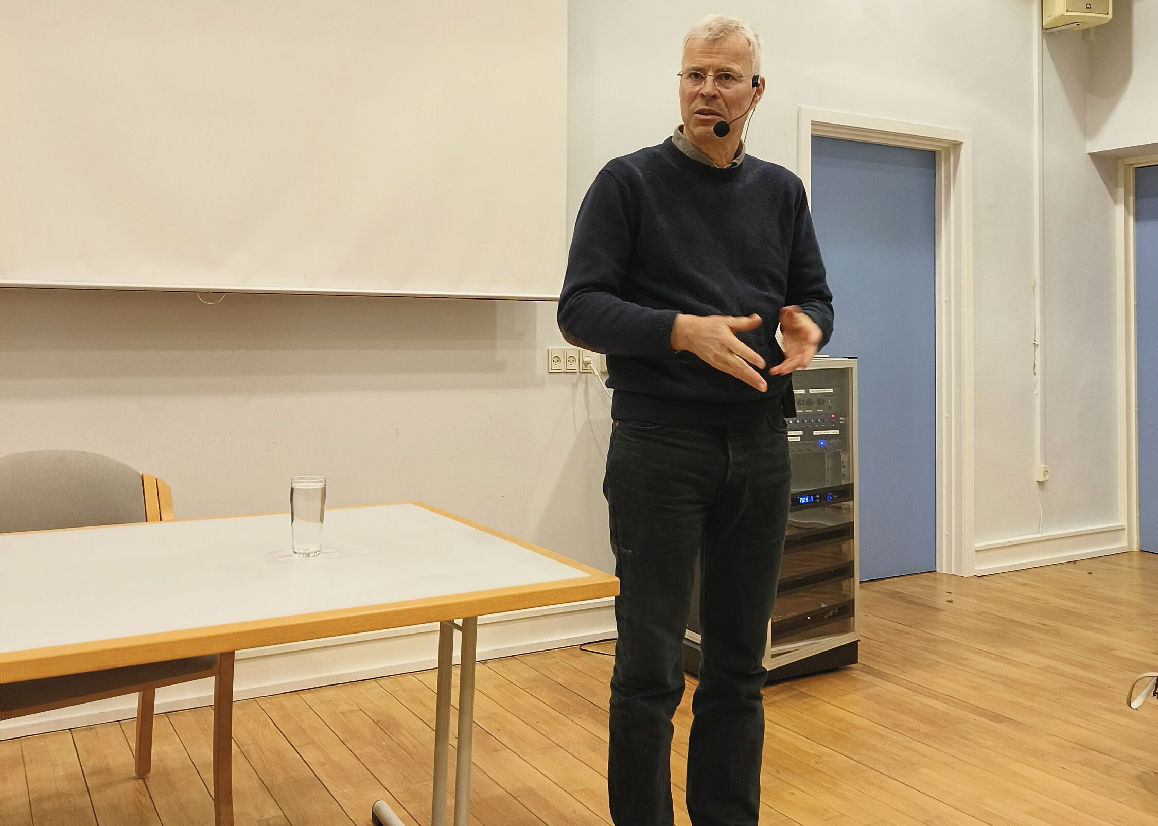 Thomas Larsen fortalte om kongehuset med det nye regentpar.