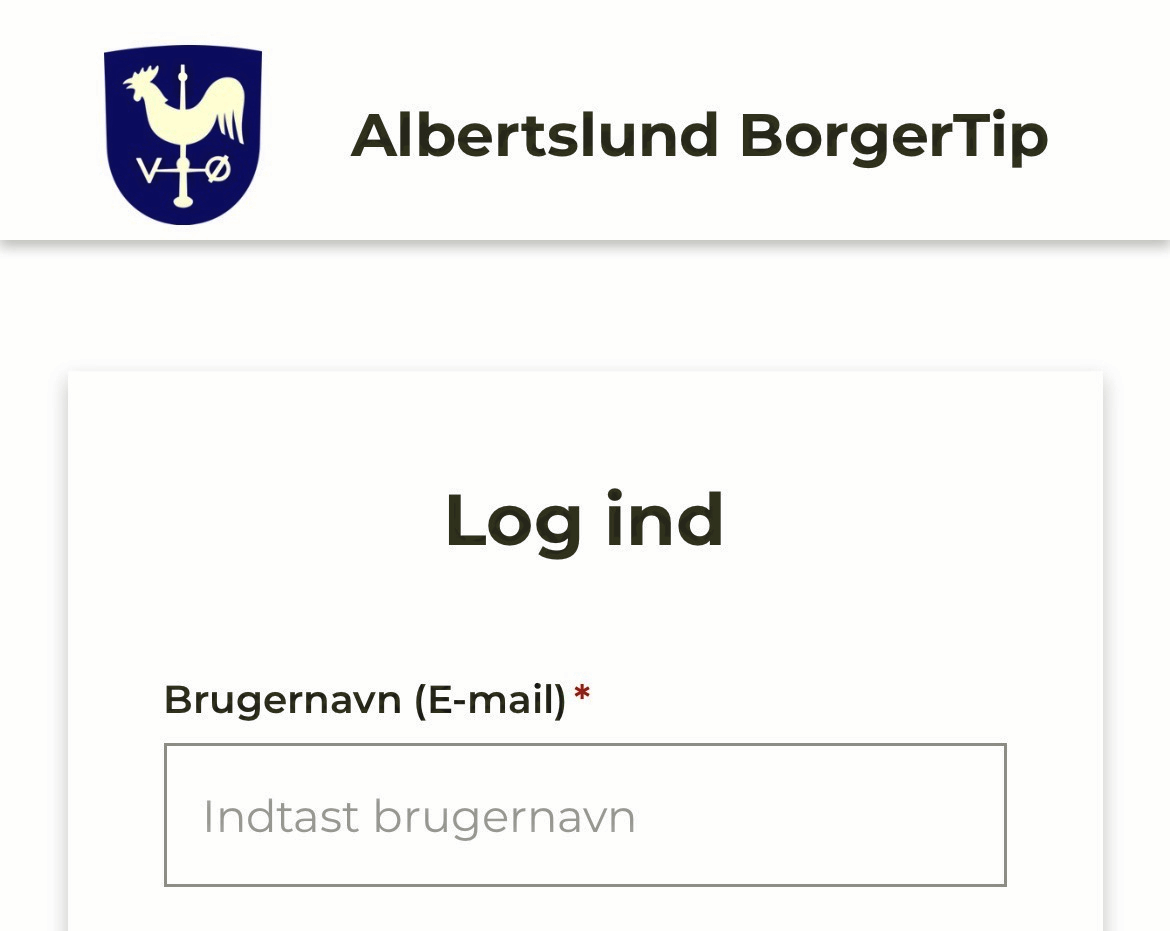 Sådan her ser forsiden ud på den nye app.