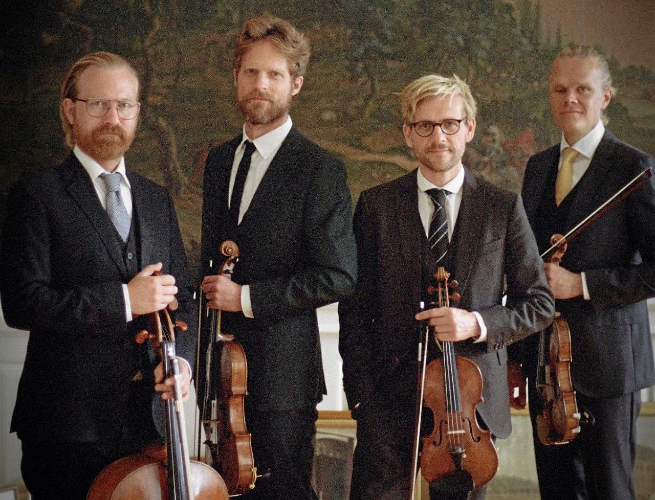 Den Danske Strygekvartet giver koncert på Nødebo Kro onsdag den 11. marts.