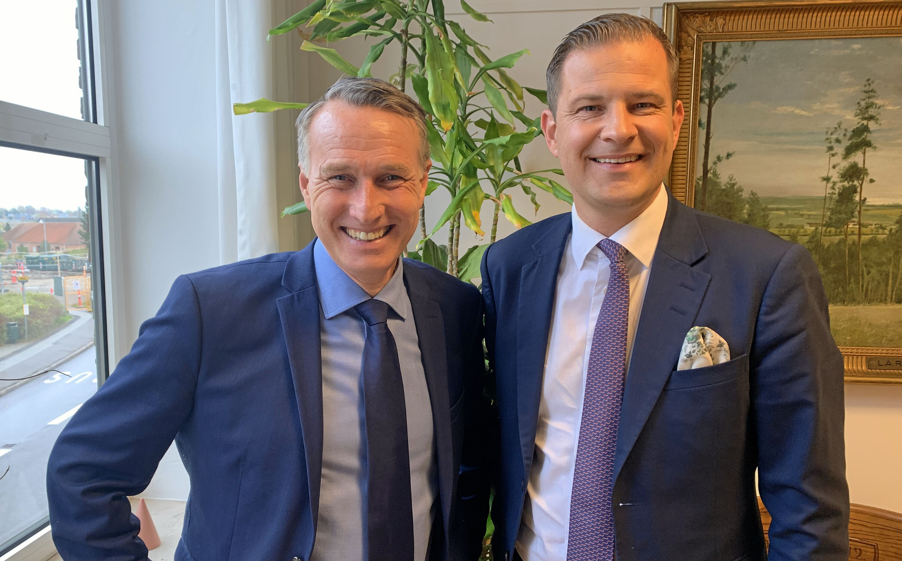 Carsten Rasmussen og Rune Kristensen.
