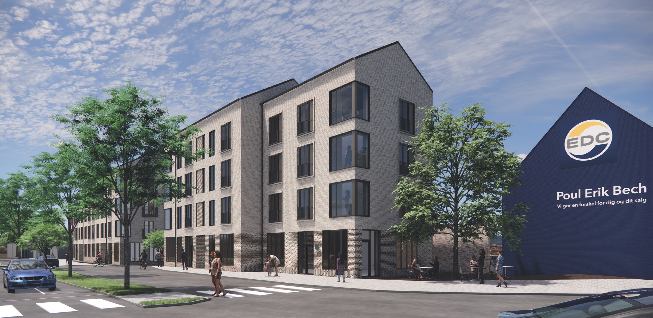 Hammerhaven - Ringstedgade 42-48 er ved at bliver opført, og bliver almene boliger ungdomsboliger for særlige grupper. Men der bliver ikke krav om 25 % almene boliger i stadionprojektet.