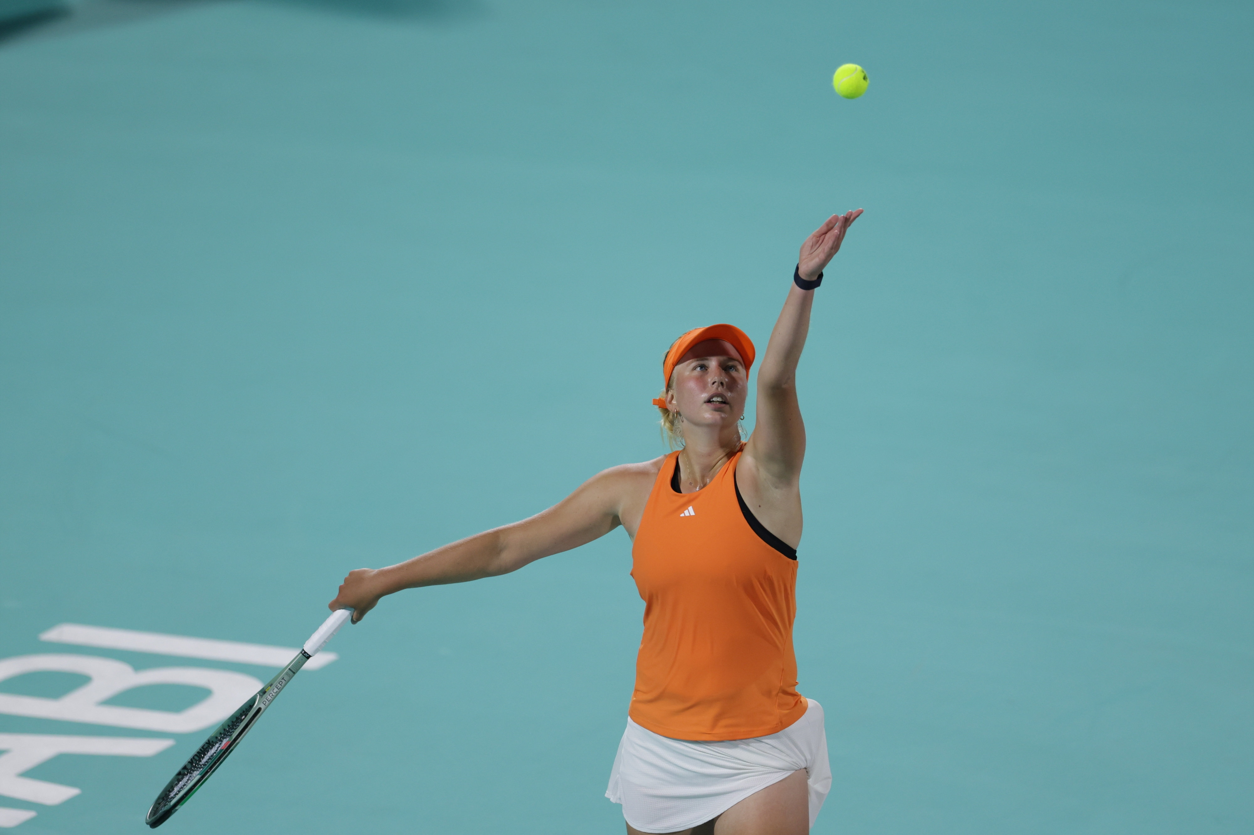 Clara Tauson skal møde Sofia Kenin i første runde i Dubai. (Arkivfoto).