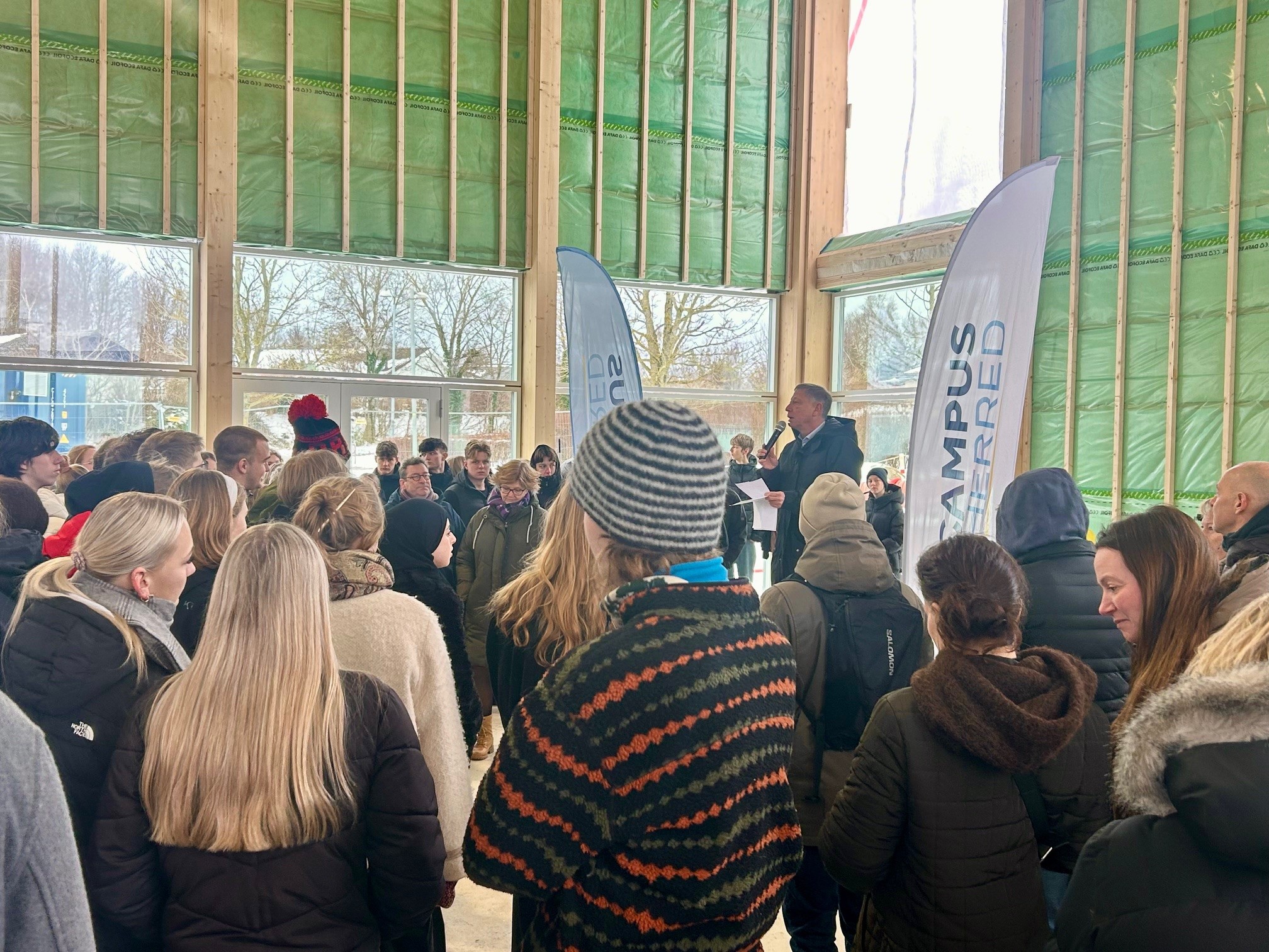- For os er det vigtigt, at Campus Odsherred kan give noget tilbage til det lokalsamfund, som vi er en del af, lød det fra direktør for Nordvestsjællands Erhvervs- og Gymnasieuddannelser, Steffen Lund.