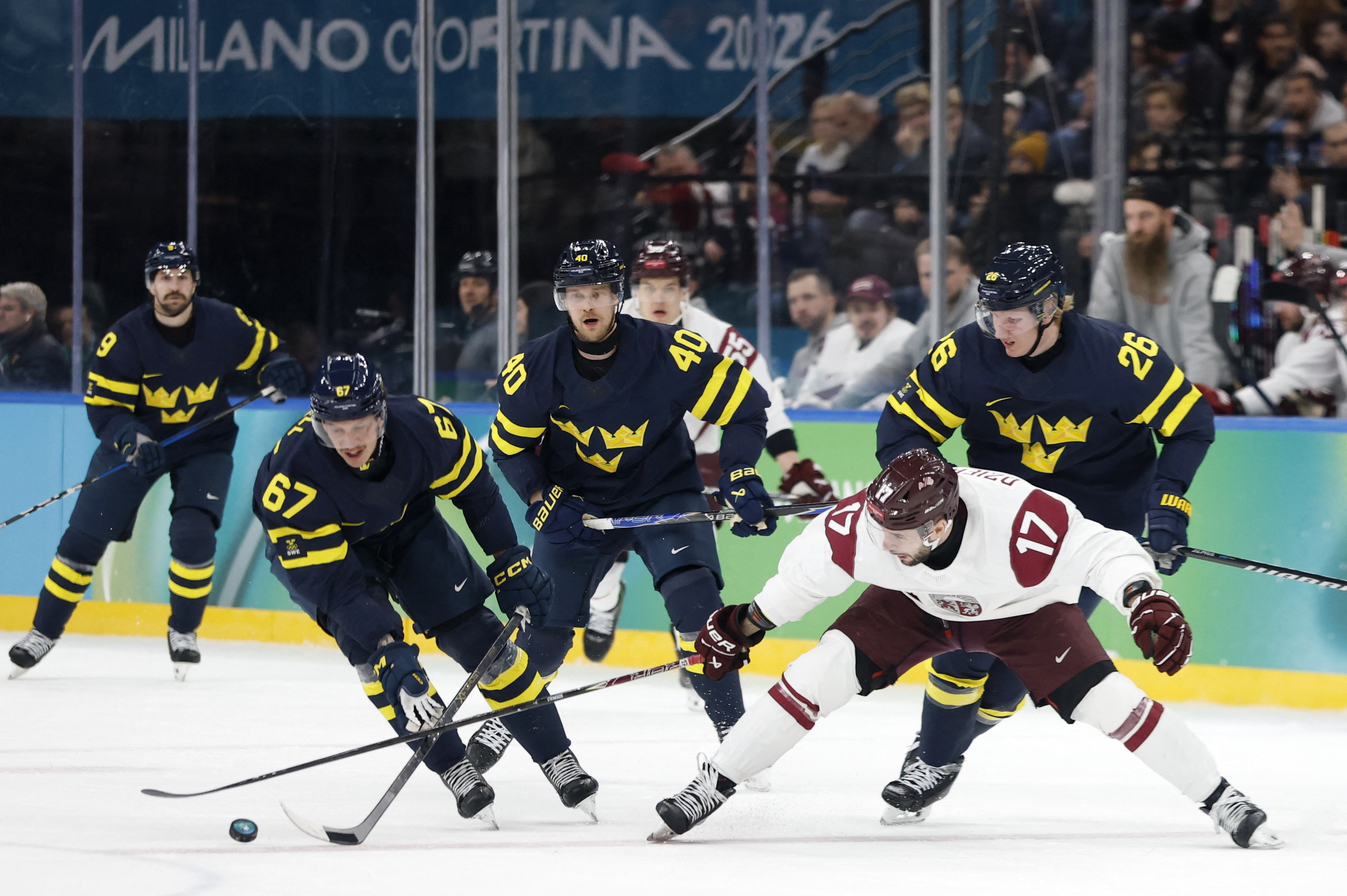 Sverige snuppede den sidste kvartfinaleplads ved at slå Letland.