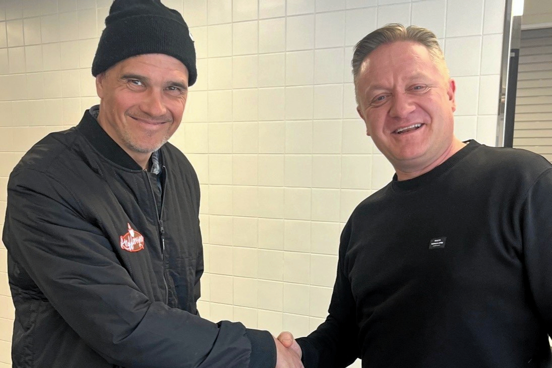 Michael Kokborg og Christian Abildgaard glæder sig begge til samarbejdet i Sportscenteret.