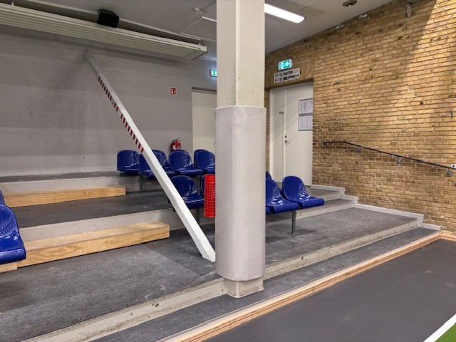 Efter lukningen af Hal A er det nu Hal B her, der går det ud for den fremmeste arena i Ringsted.