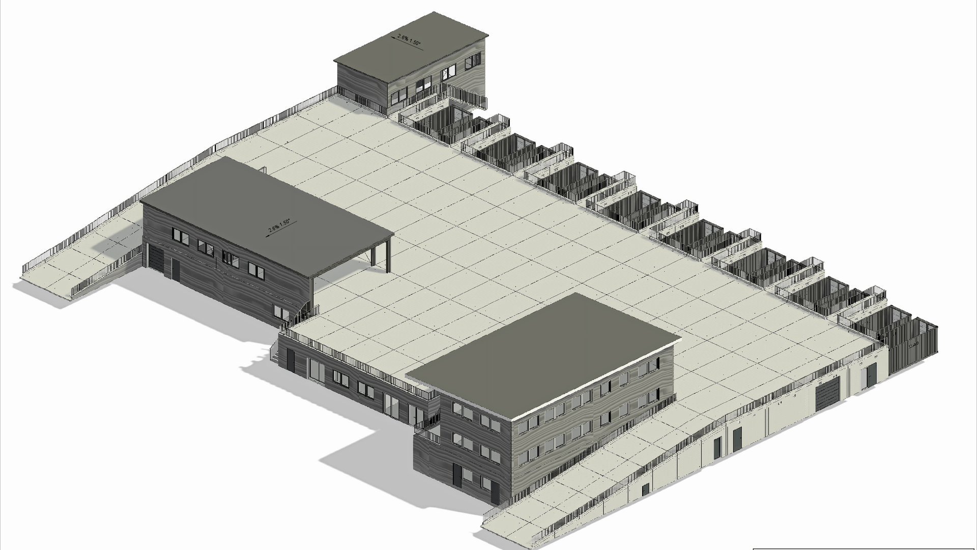 Den nye genbrugsstation på Sandbækvej 7 i Rødovre har fået et nøk opad på moderniteten. Som det kan ses på illustrationen, vil det blive muligt at smide sit affald ned i nogle nedsunkne containere.