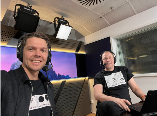 Kristian Wulff bliver kaldt 'Lektor Wulff', når han kommenterer skisport for TV 2.