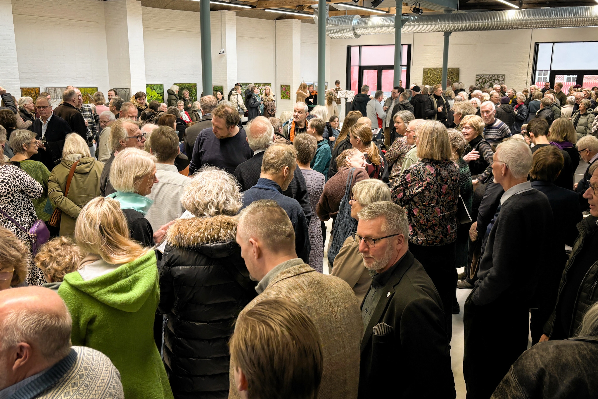 Borgerne i Præstø dukkede op for at indvie byens nye kulturcenter. - J.C. Borre Larsen Borgerne i Præstø dukkede op for at indvie byens nye kulturcenter.
