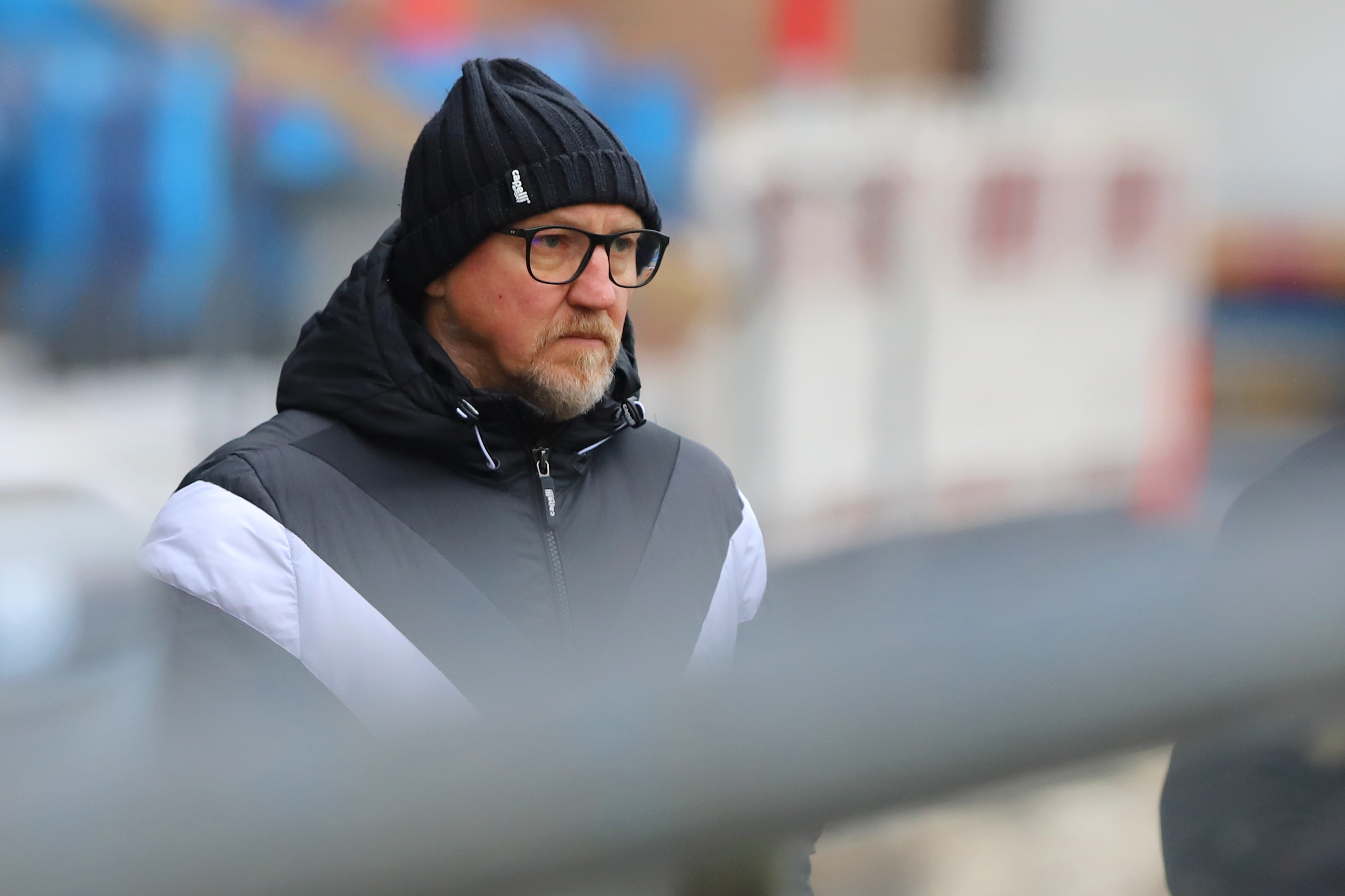 HB Køges sportsdirektør Auri Skarbalius på sidelinjen til den sidste træningskamp, inden det går løs i turneringen igen fredag.