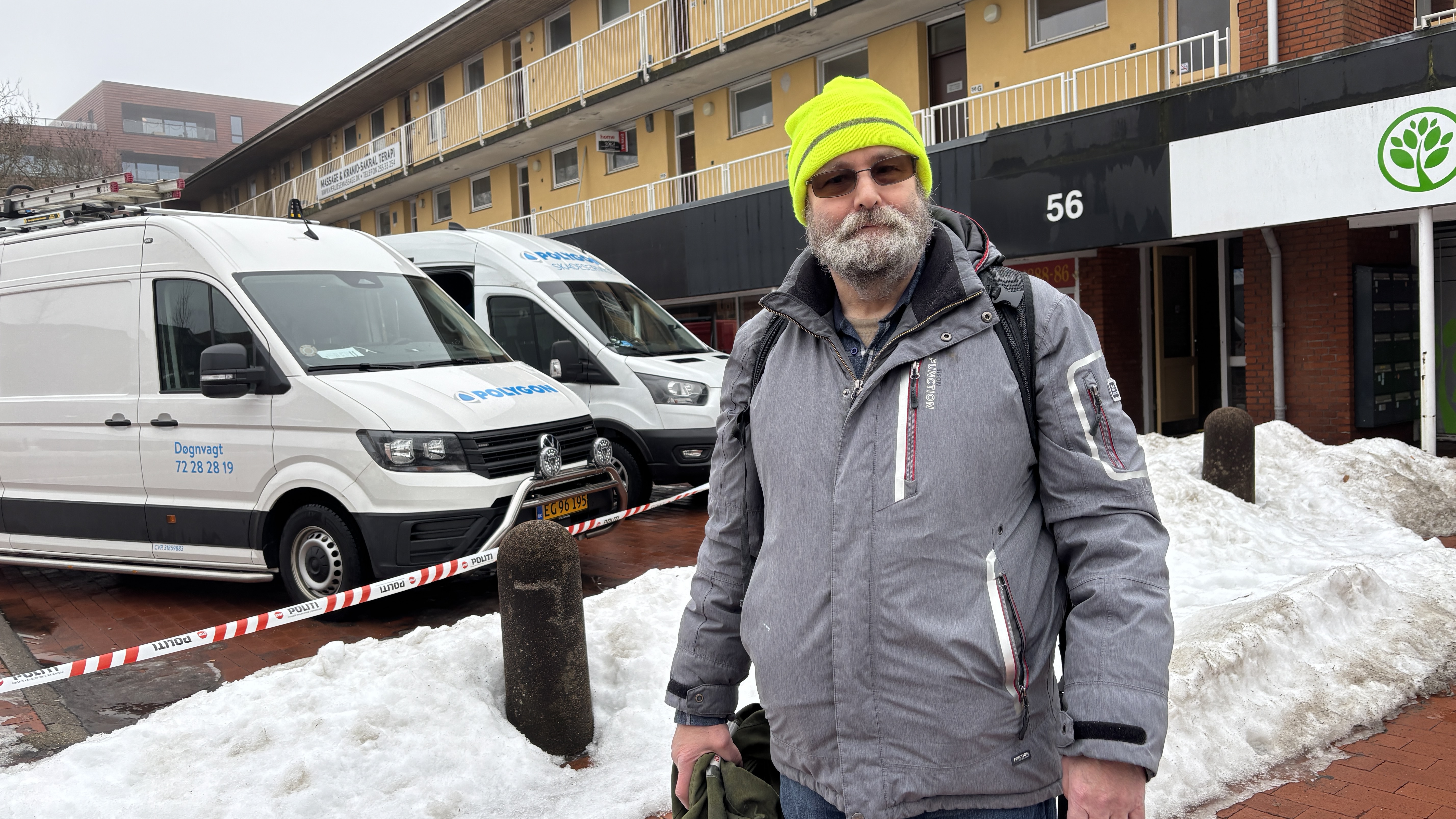 Flemming Jellinghof blev vækket af en kæmpe eksplosion.
