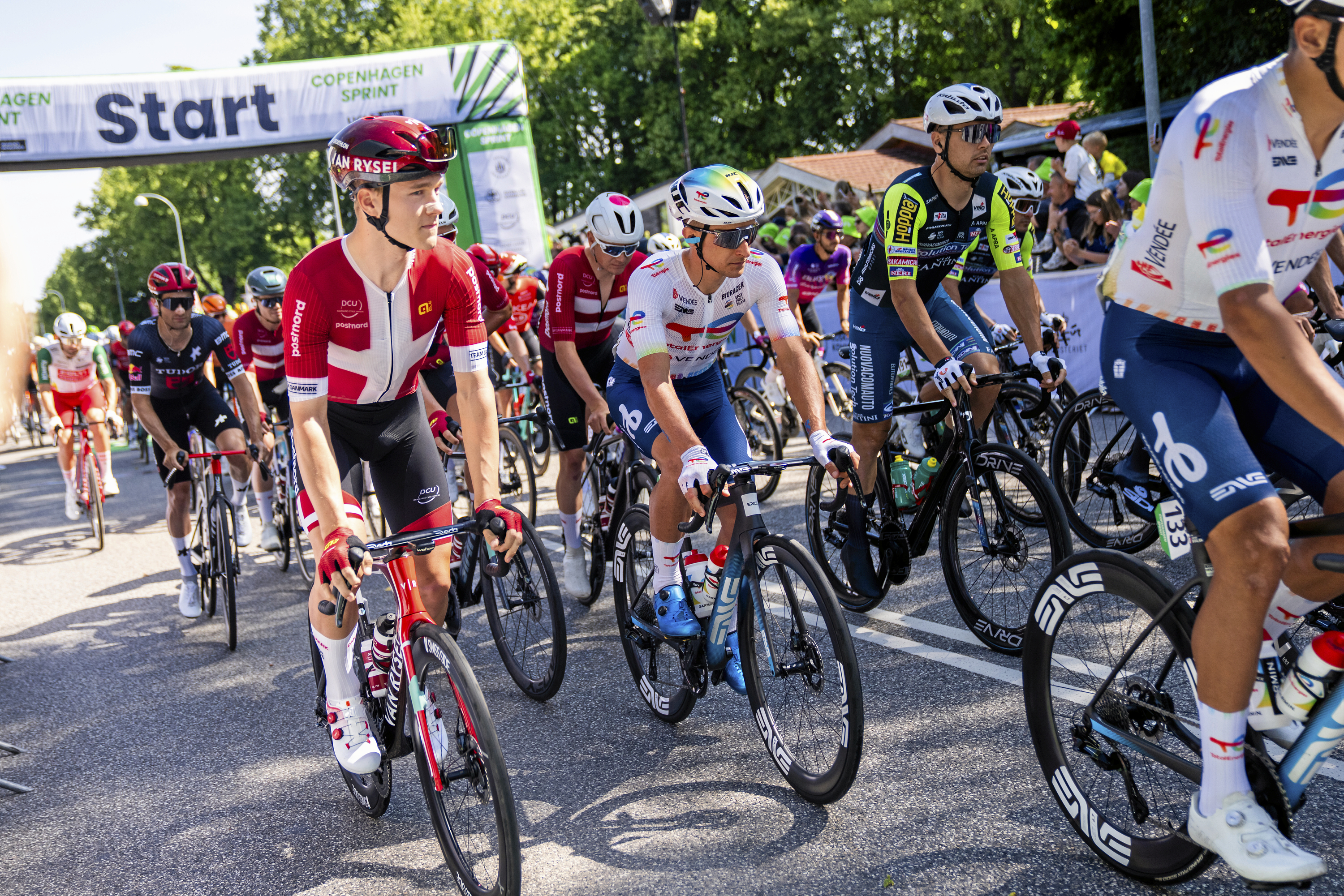 Rytterne i Copenhagen Sprint kører gennem Egedal Kommune både lørdag og søndag på næsten samme rute. De kører i Egedal af to omgange.