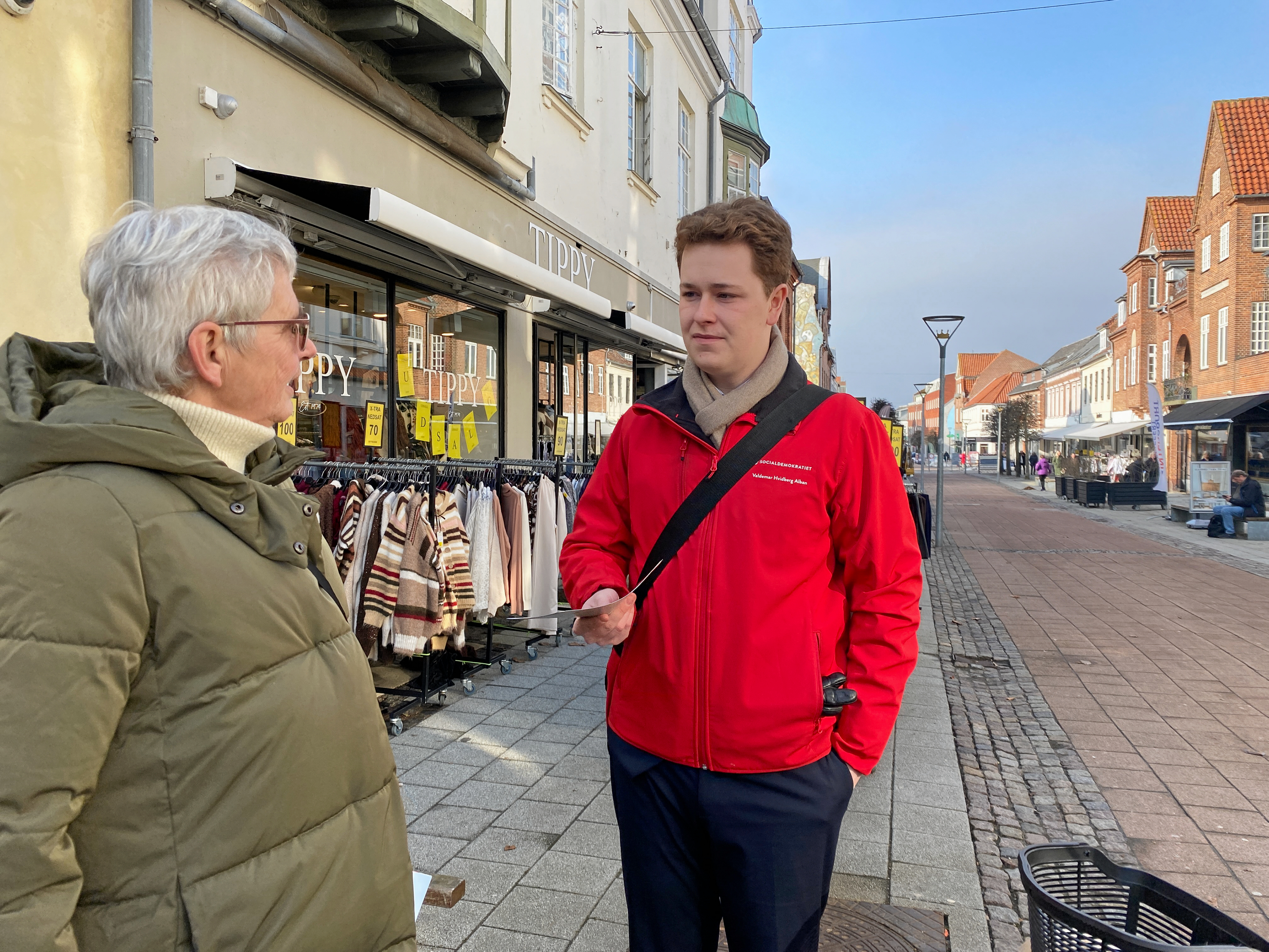 Valdemar Alban var den kandidat, der var allerhurtigst til at komme på gaden, da valget blev udskrevet.